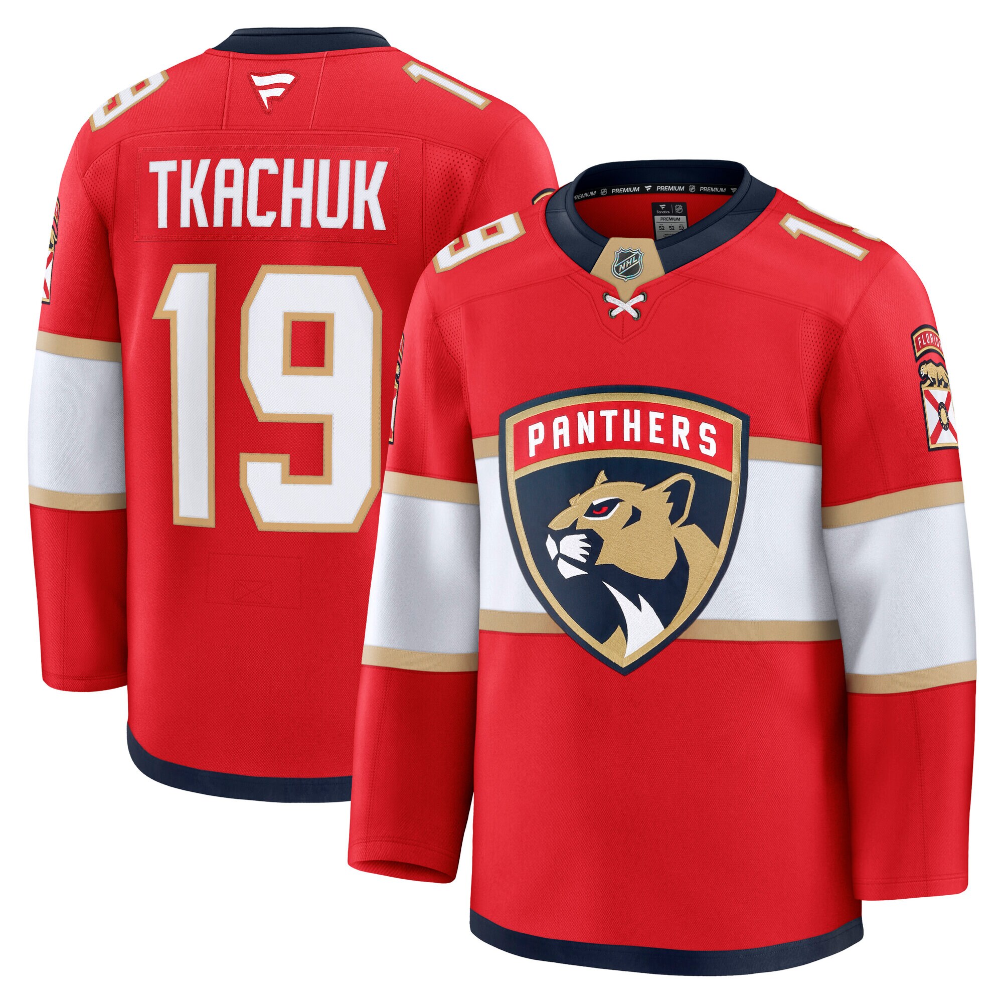 Florida Panthers Matthew Tkachuk Red Home Premium NHL Jersey Men's