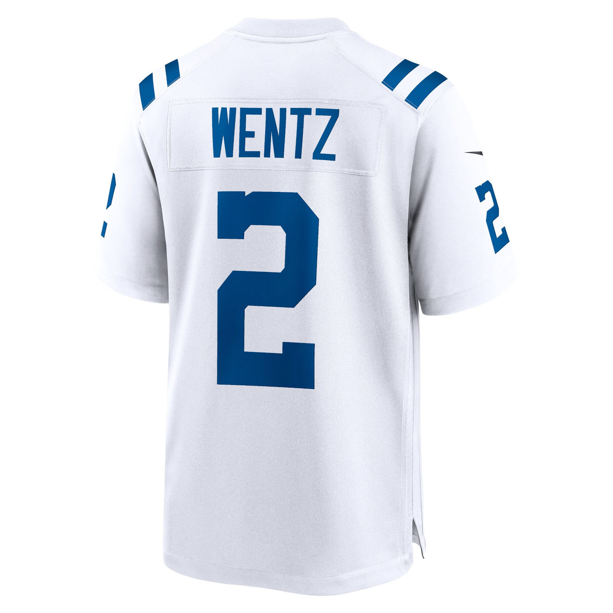 Indianapolis Colts Carson Wentz White Game NFL Jersey Men's