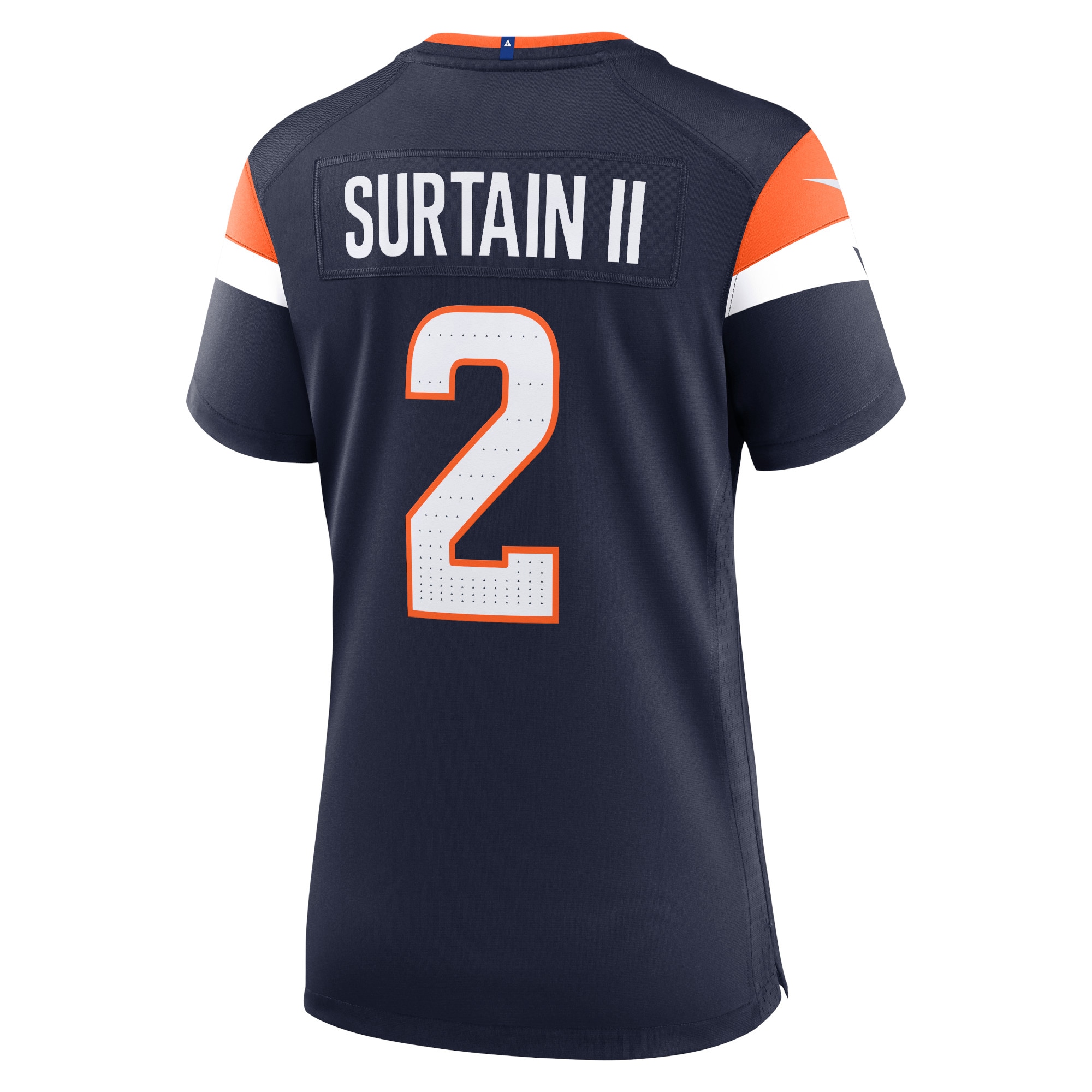 Denver Broncos Patrick Surtain II Navy Mile High Collection Alternate Game NFL Jersey Women's
