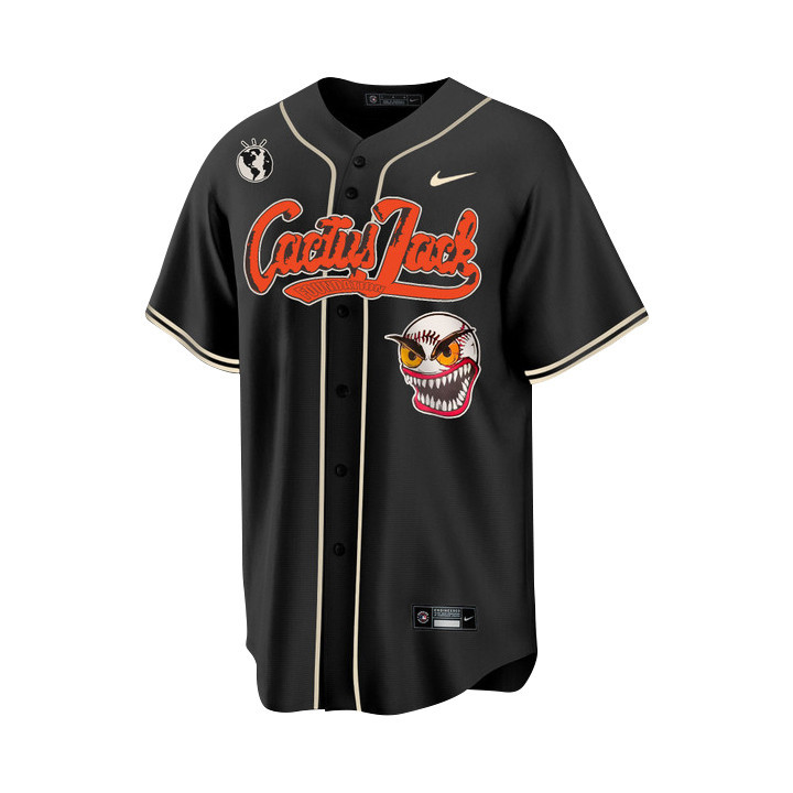 Yordan Alvarez 44 Houston Astros Cactus Jack Black MLB Jersey Men's