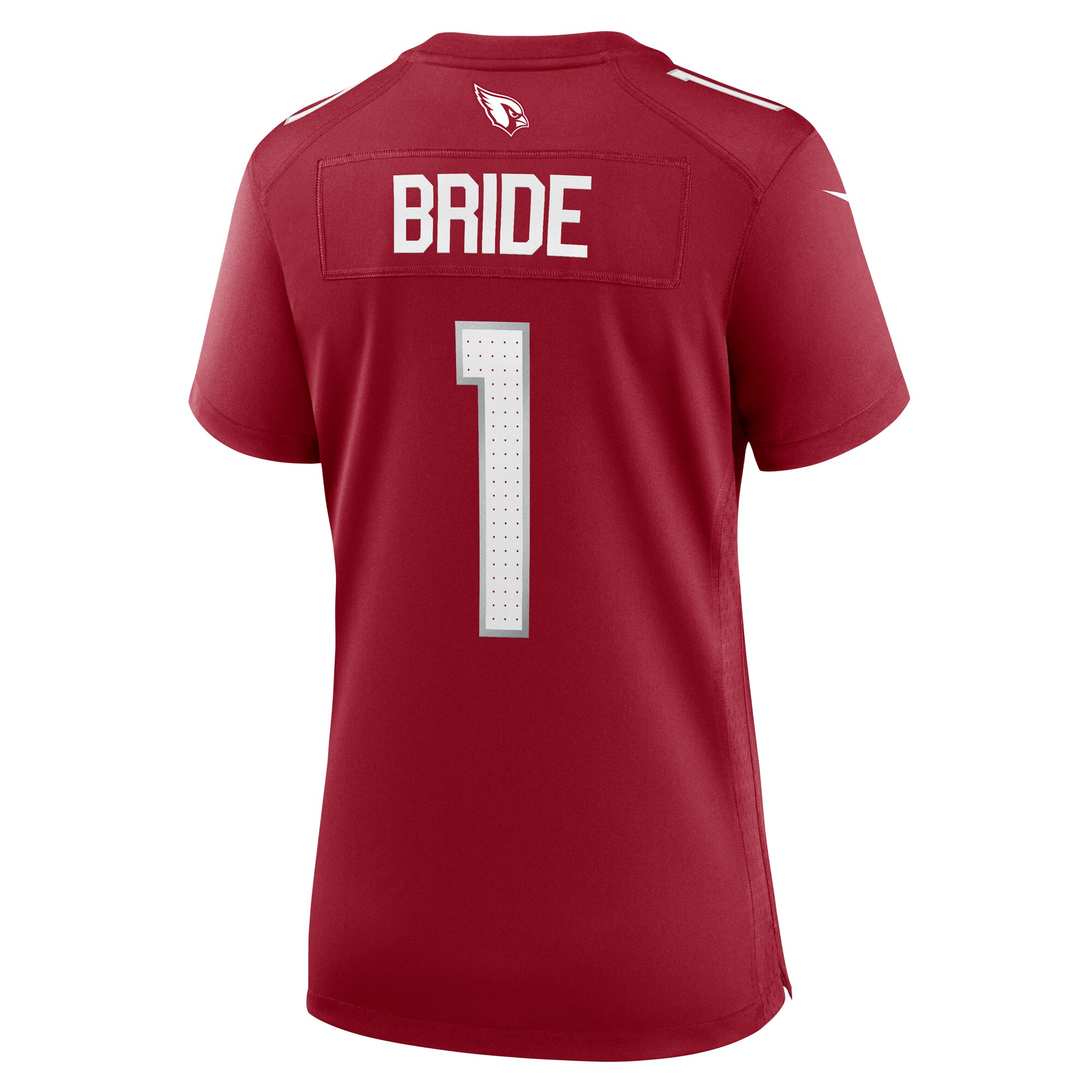 Arizona Cardinals Number 1 Bride Cardinal Game NFL Jersey Women's