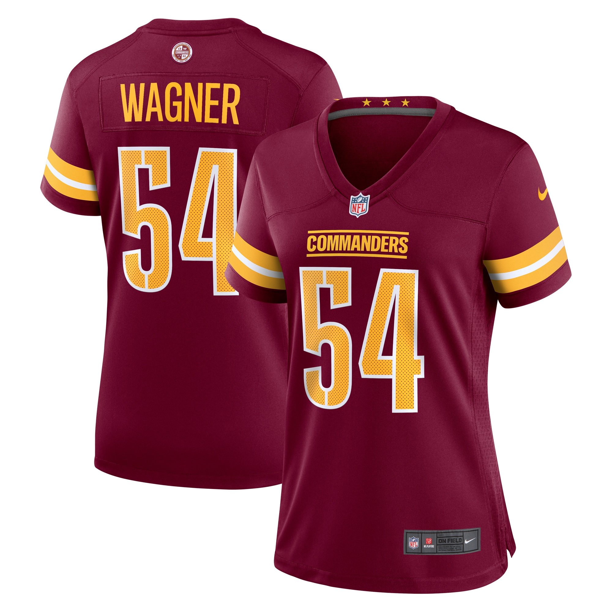 Washington Commanders Bobby Wagner Burgundy Game Player NFL Jersey Women's