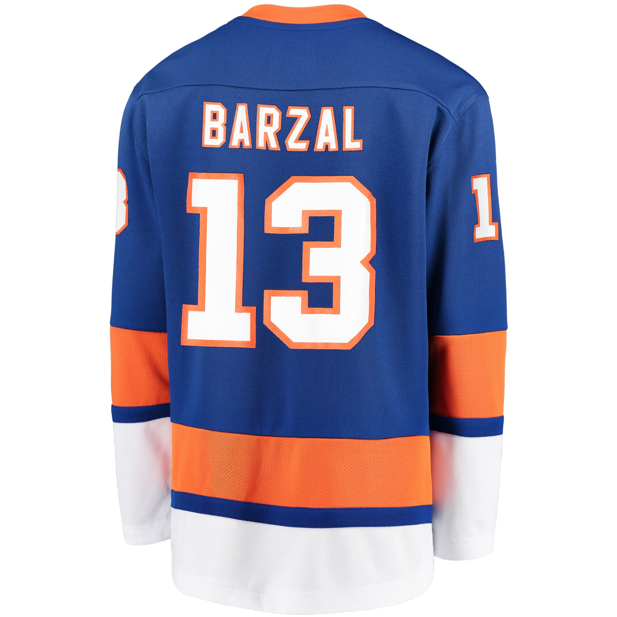 New York Islanders Mathew Barzal Royal Home Player NHL Jersey Youth