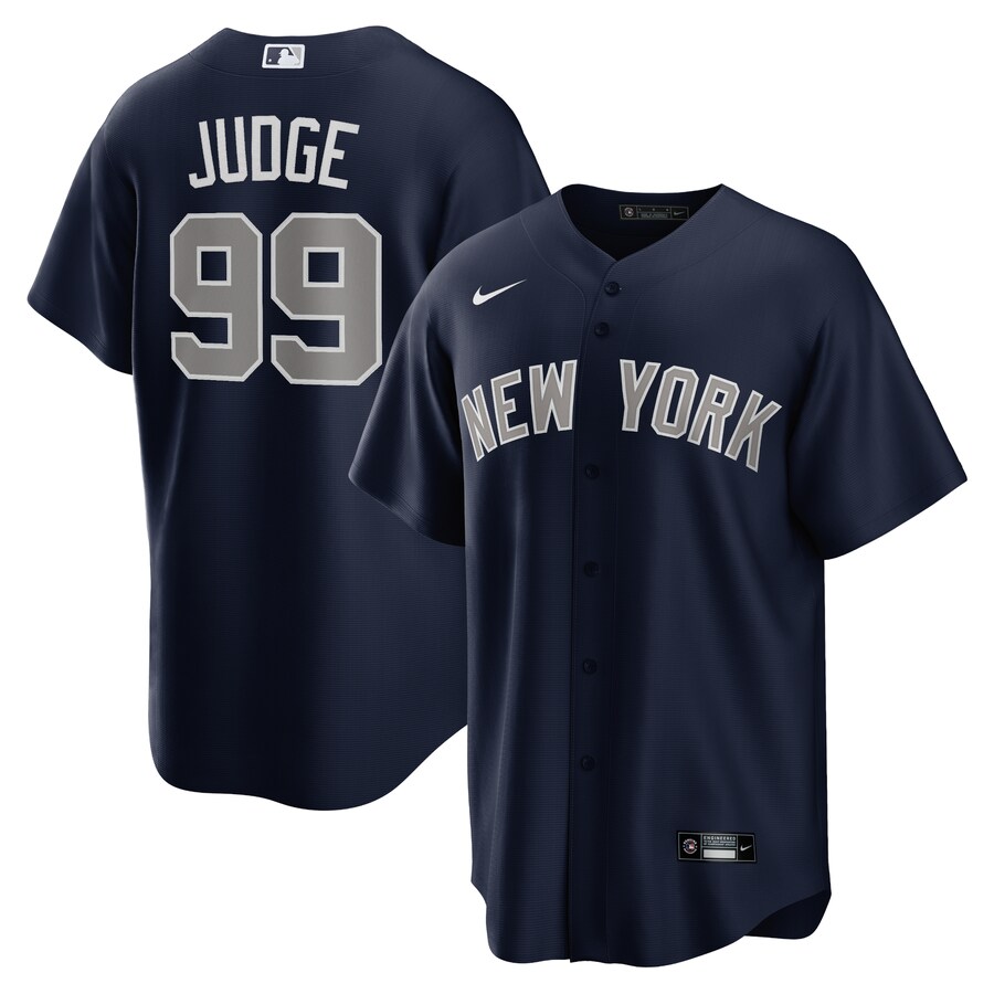 Aaron Judge New York Yankees Alternate Player Name Jersey Navy