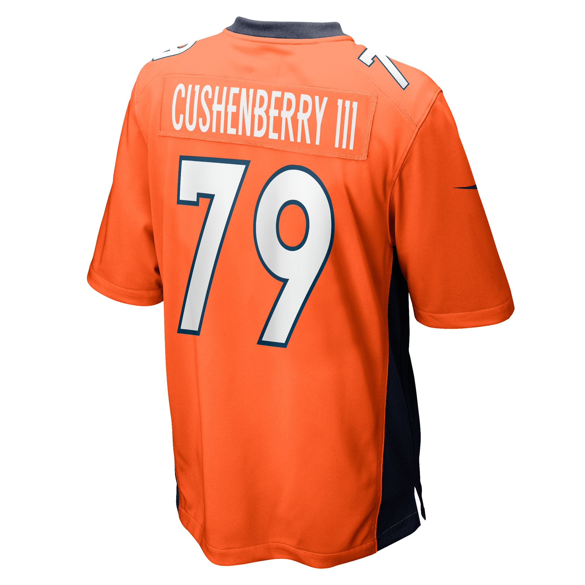 Denver Broncos Lloyd Cushenberry III Orange Game Player NFL Jersey Men's