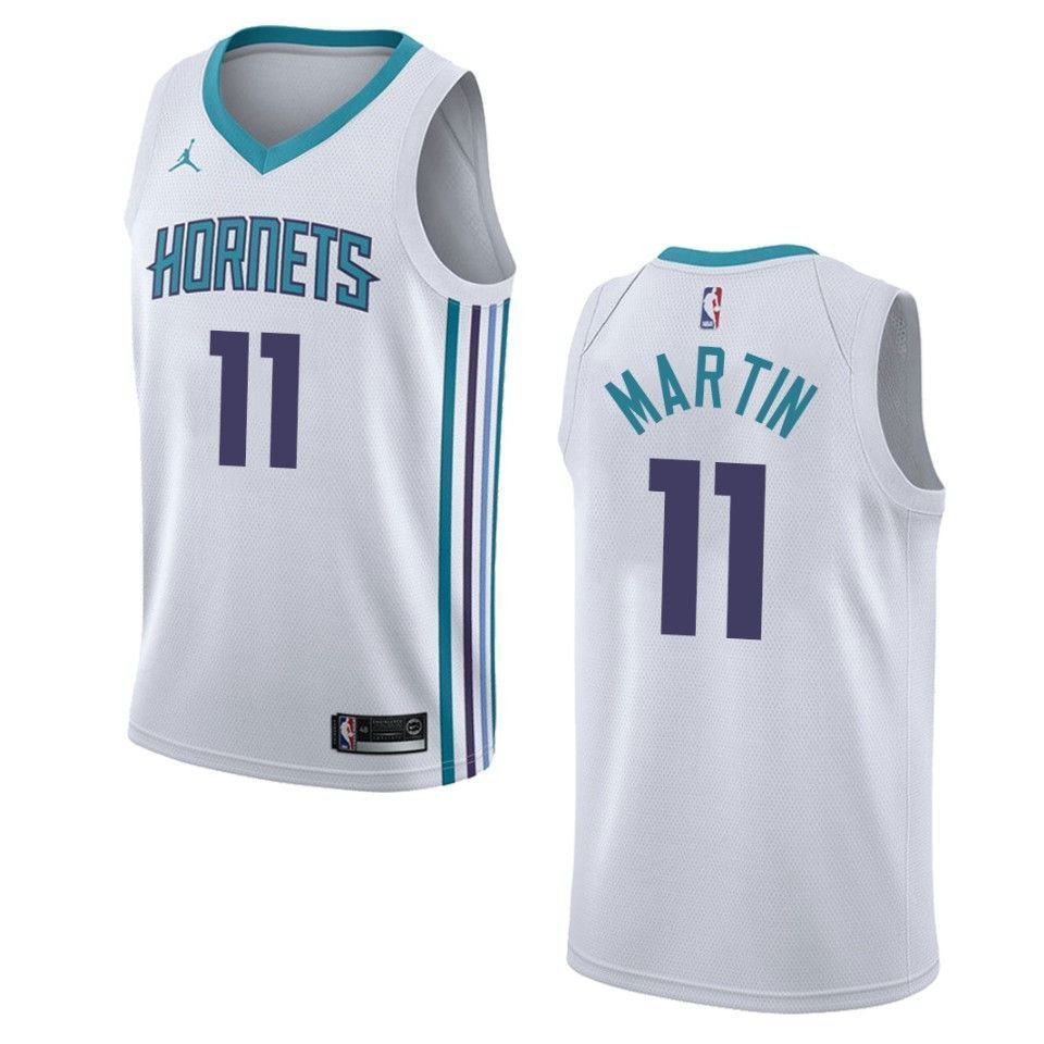 Charlotte Hornets 11 Cody Martin Association Swingman White NBA Jersey Men's