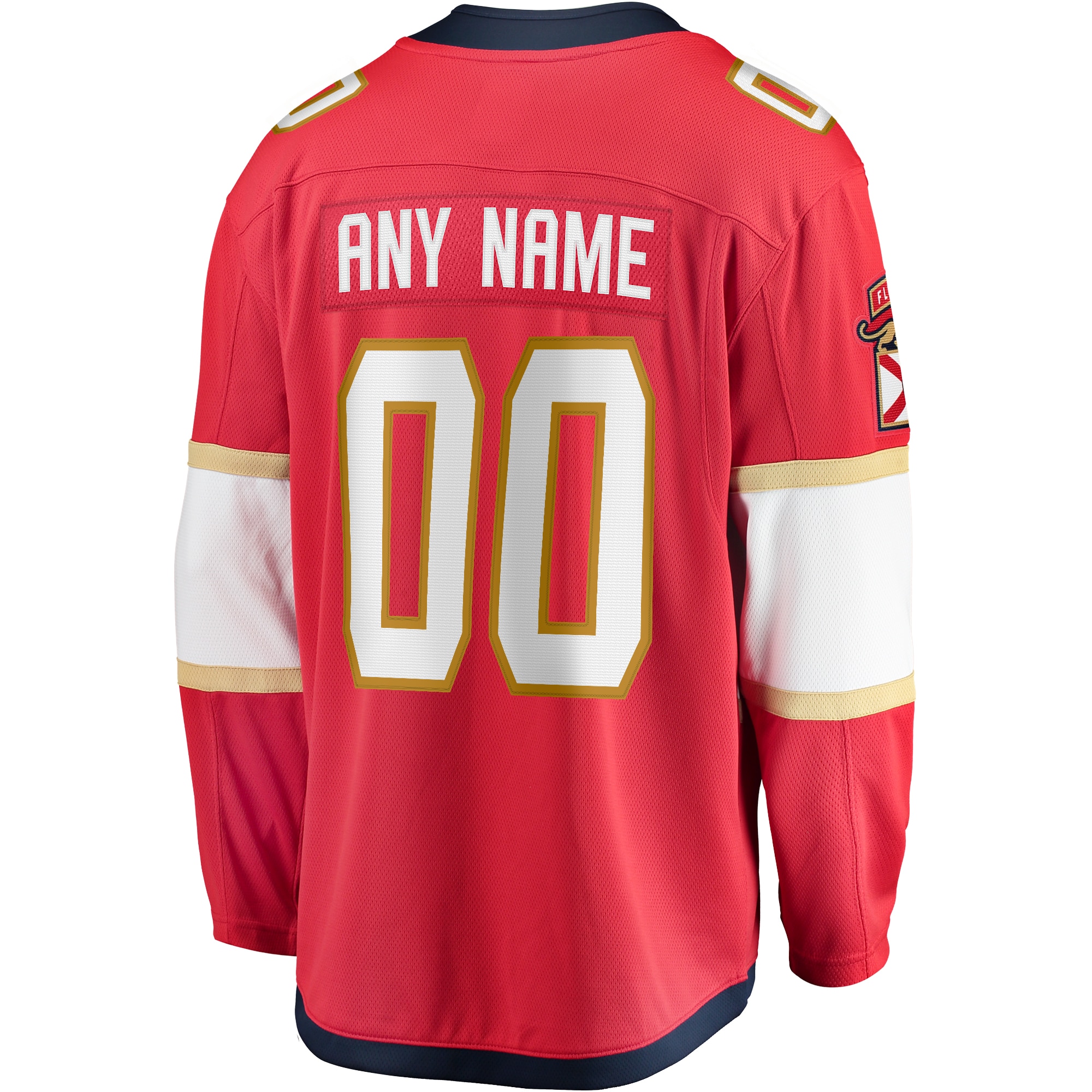 Florida Panthers Red Home 2024 Stanley Cup Champions Breakaway Custom NHL Jersey Men's