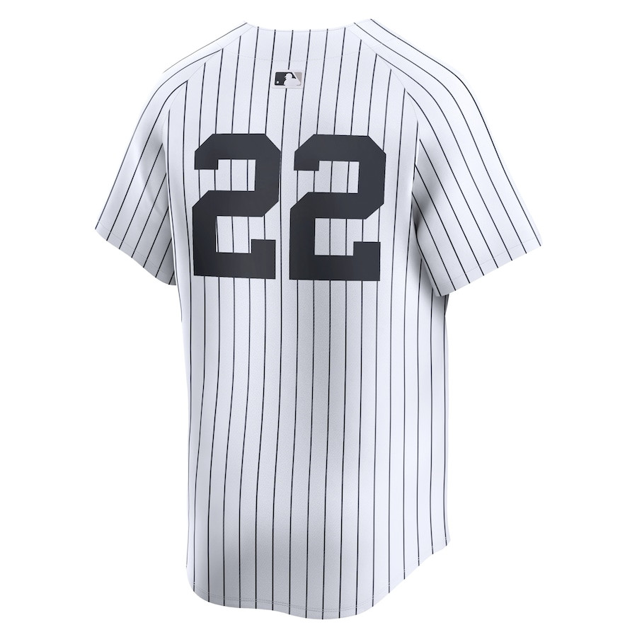 Juan Soto 22 New York Yankees 2024 World Series Home Limited White MLB Jersey Men's