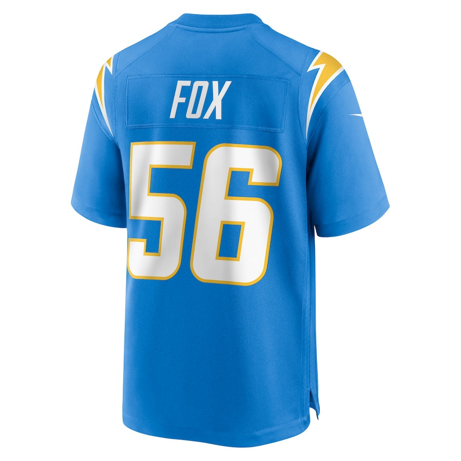 Morgan Fox 56 Los Angeles Chargers Team Game Powder Blue NFL Jersey Men's