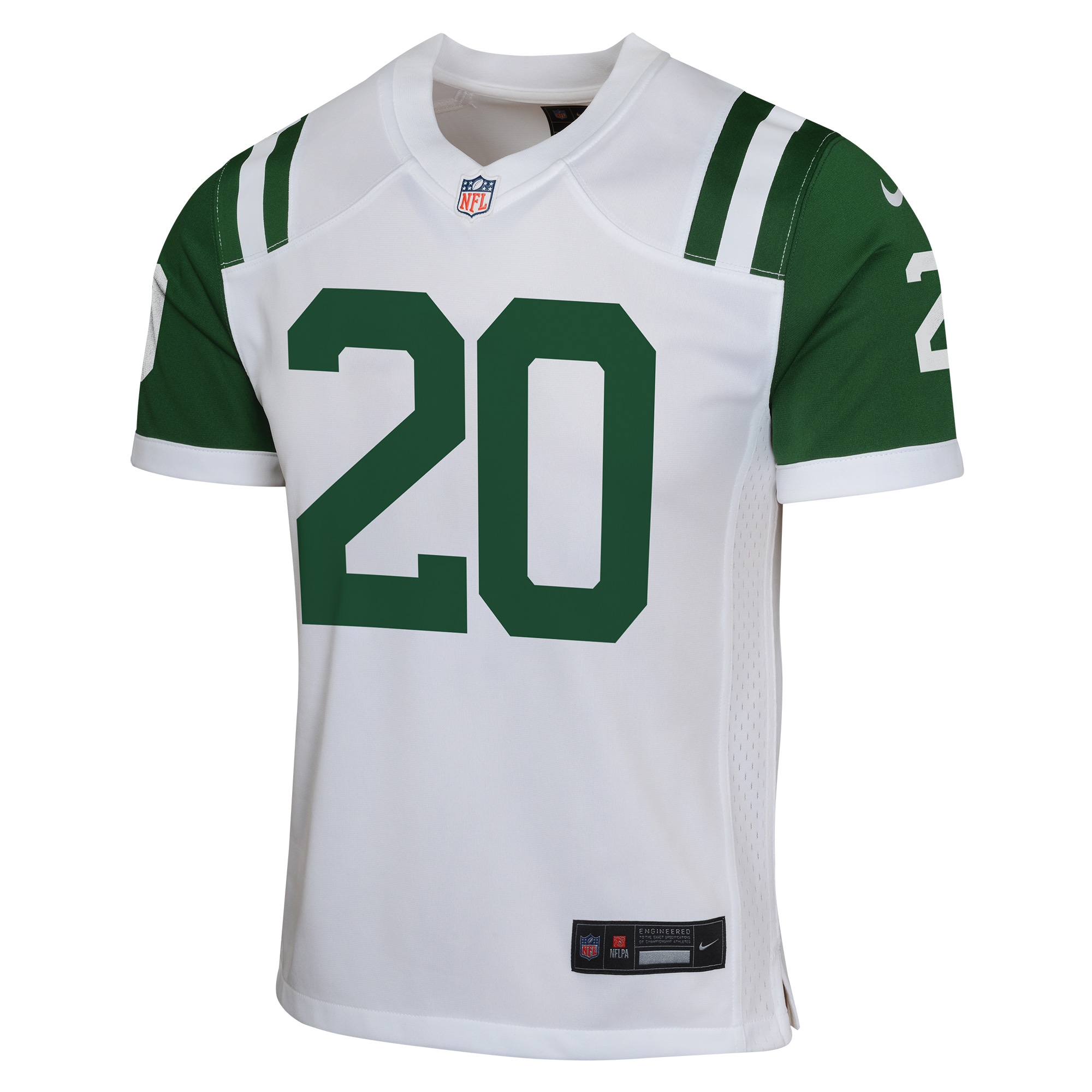 New York Jets Breece Hall White Classic Alternate Game NFL Jersey Youth
