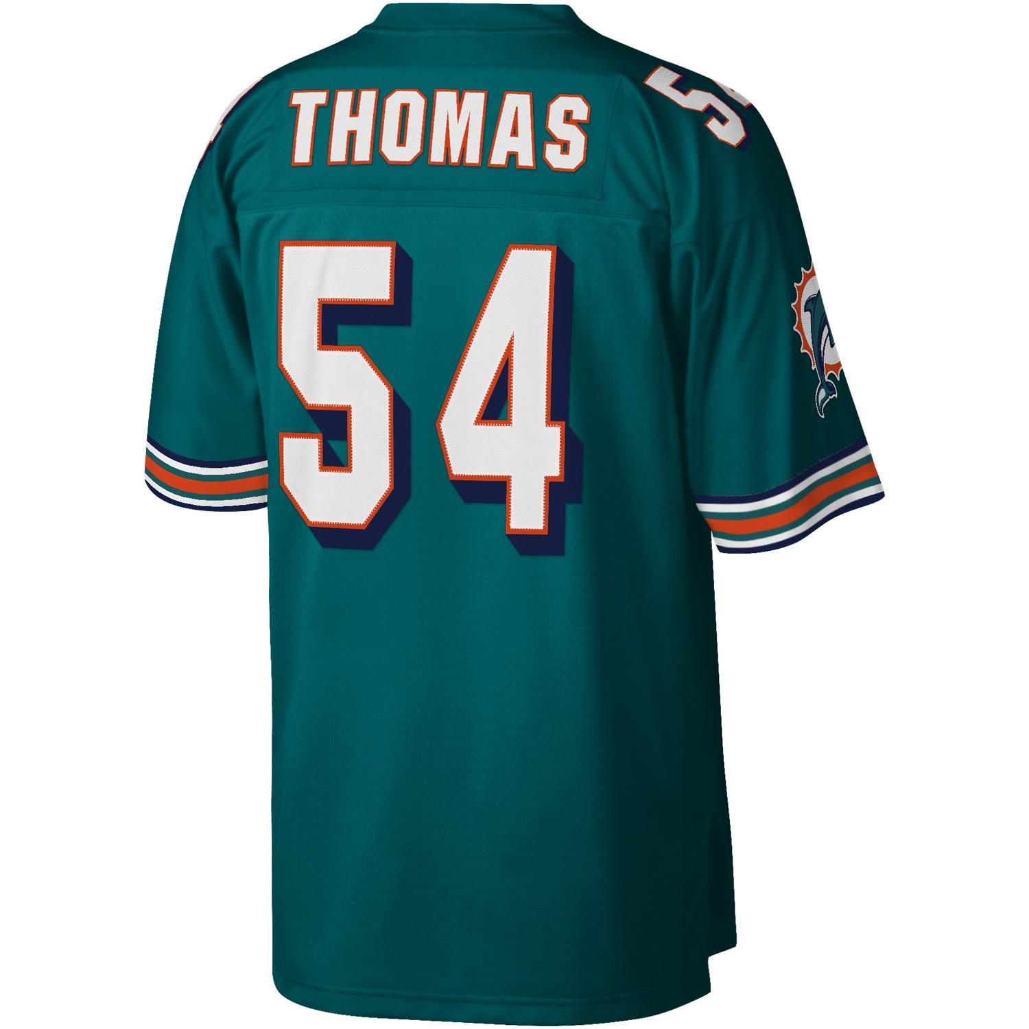 Miami Dolphins Zach Thomas Mitchell Ness Aqua Legacy NFL Jersey Men's