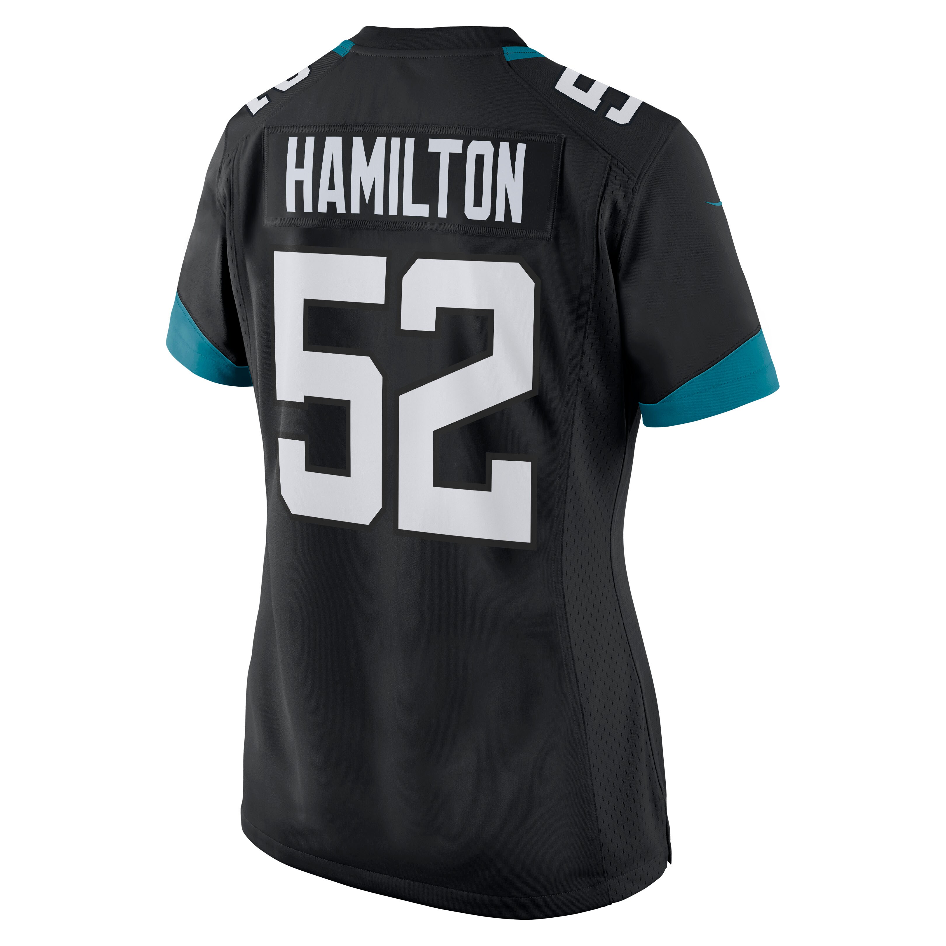 Jacksonville Jaguars DaVon Hamilton Black Game NFL Jersey Women's