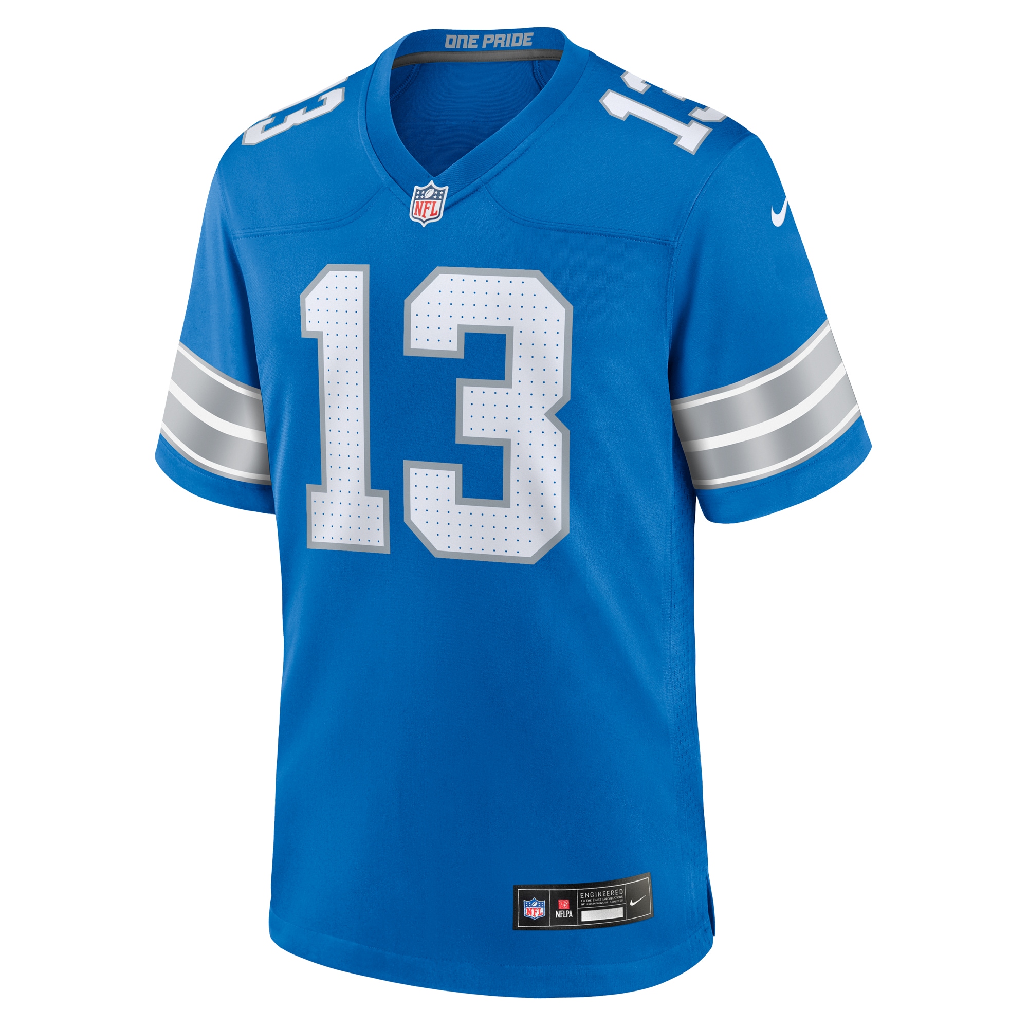 Detroit Lions Craig Reynolds Blue Team Game NFL Jersey Men's