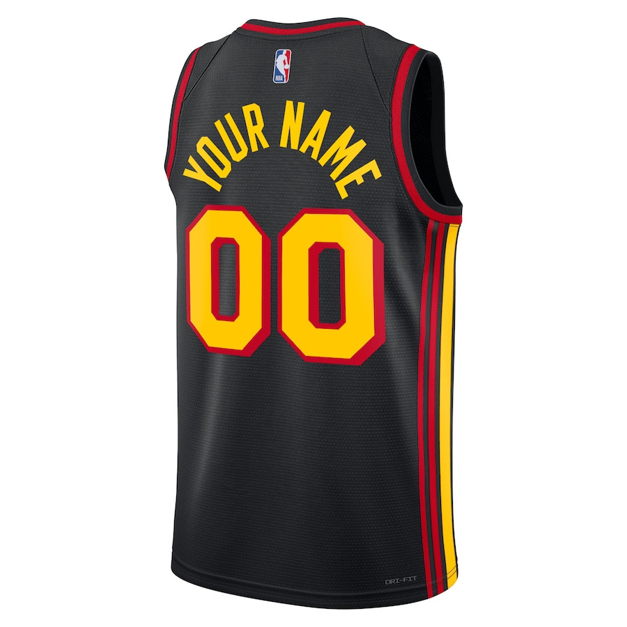 Atlanta Hawks 2023/24 Statement Swingman Custom Black NBA Jersey Men's