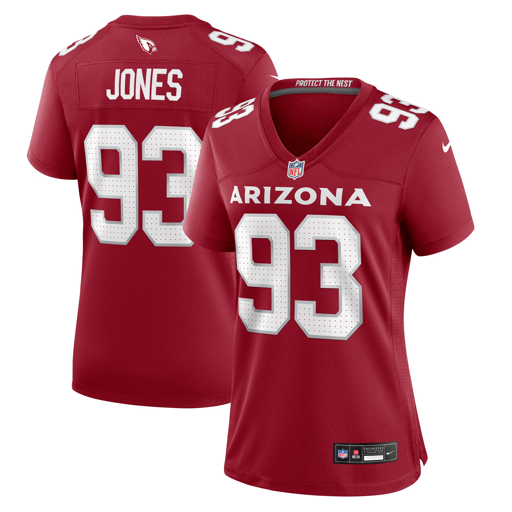 Arizona Cardinals Justin Jones Cardinal Game NFL Jersey Women's