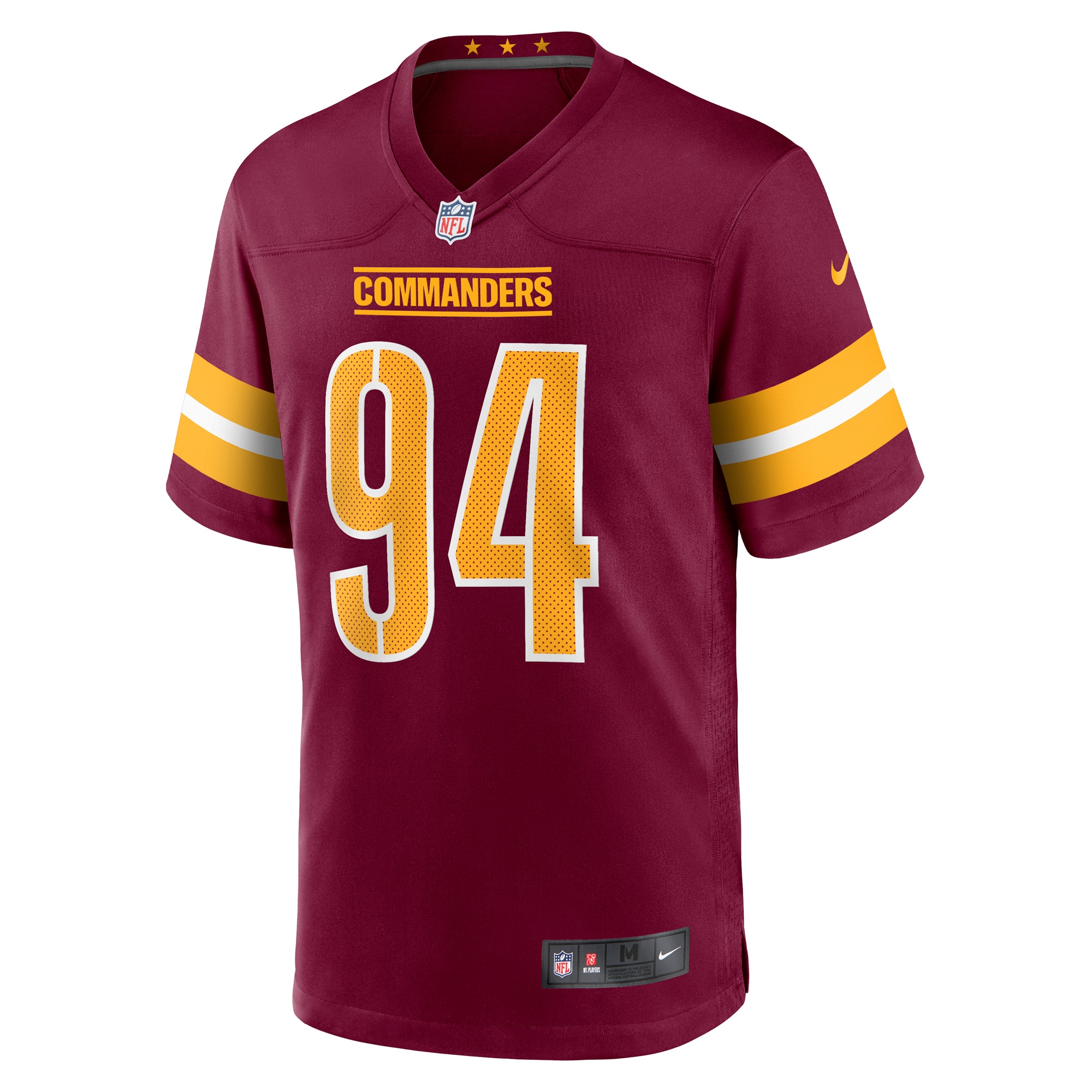 Washington Commanders Daron Payne Burgundy Player Game NFL Jersey Men's