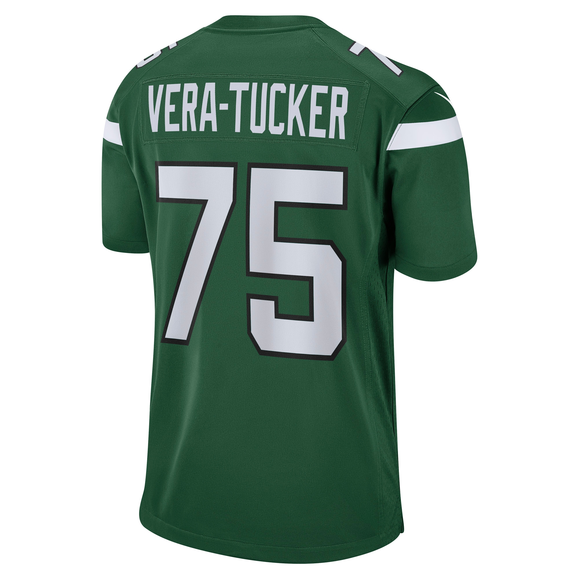 New York Jets Alijah Vera-Tucker Gotham Green Game Player NFL Jersey Men's