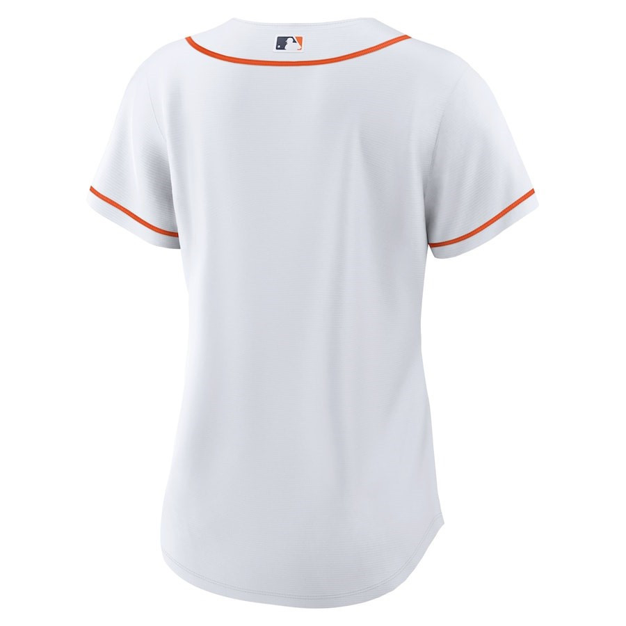 Houston Astros Home Blank White MLB Jersey Women's