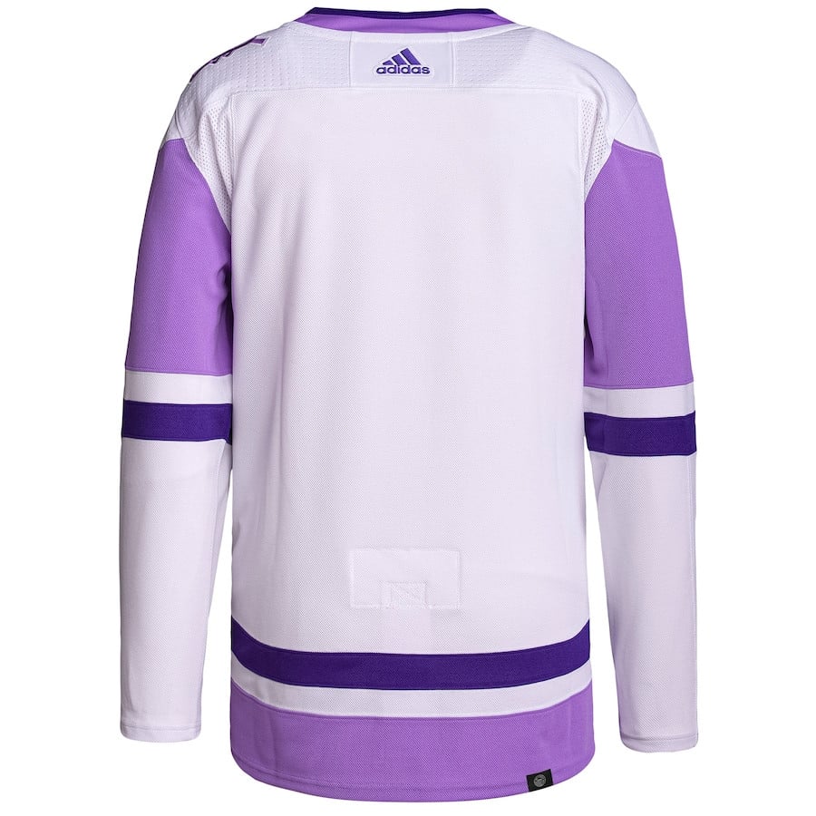 Vancouver Canucks Fights Cancer Primegreen White/Purple NHL Jersey Men's