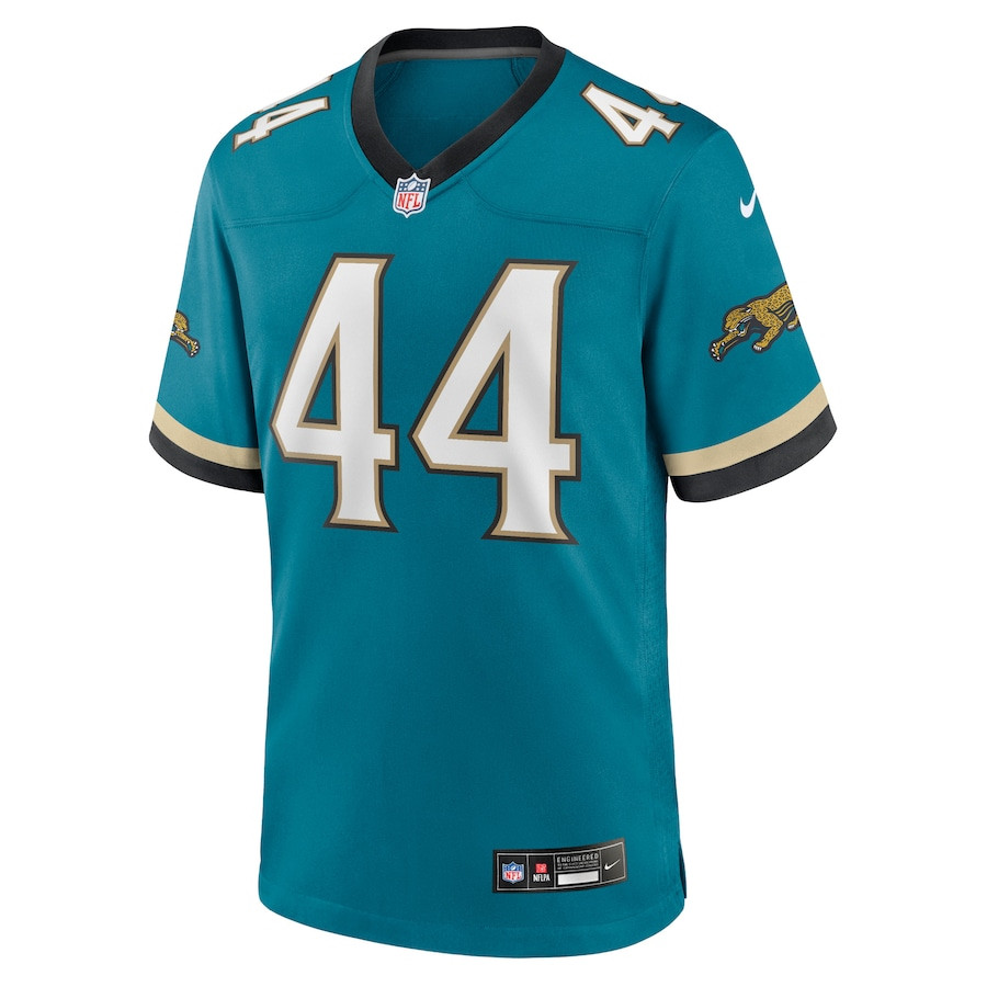 Travon Walker 44 Jacksonville Jaguars Prowler Throwback Player Game Teal NFL Jersey Men's