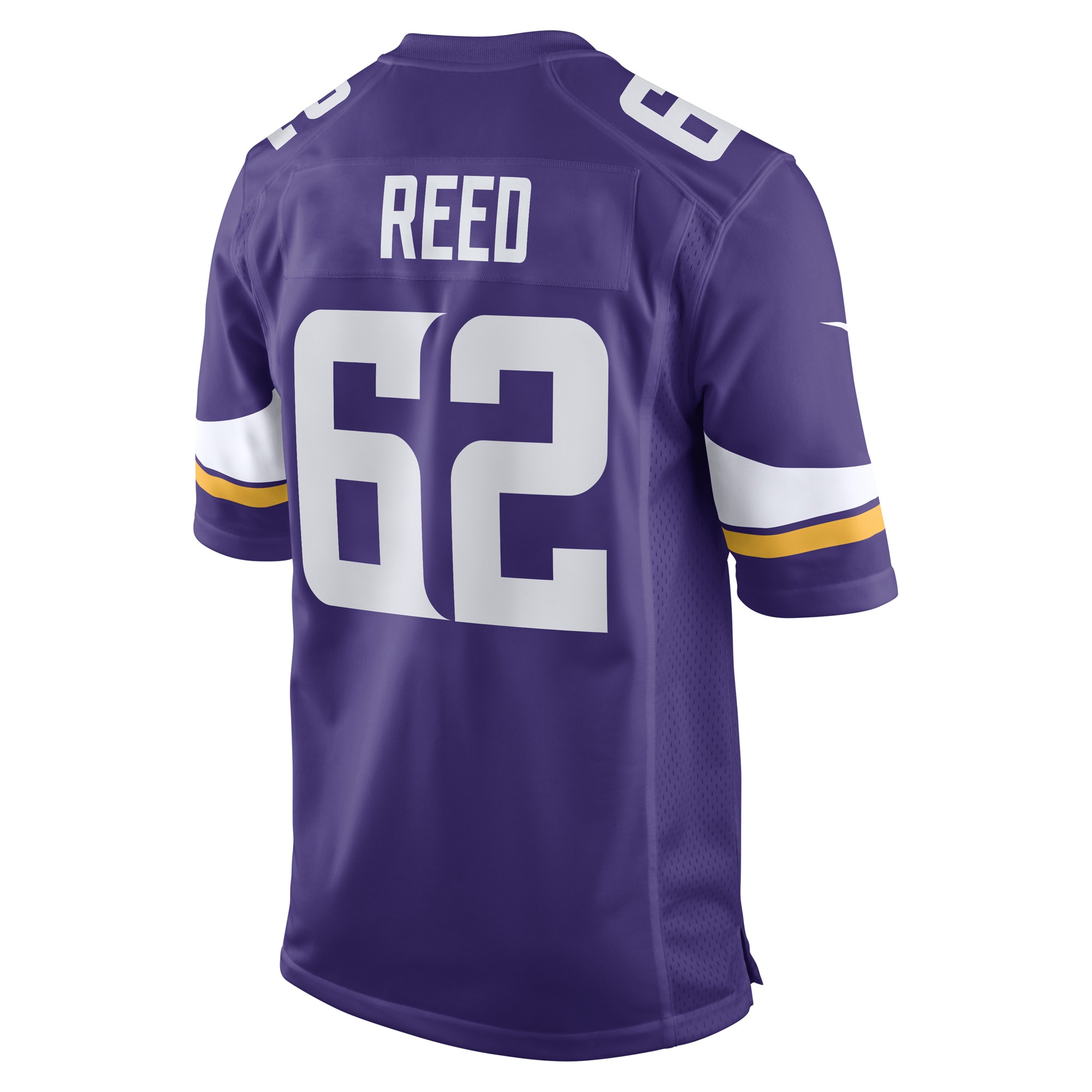 Minnesota Vikings Chris Reed Purple Game Player NFL Jersey Men's