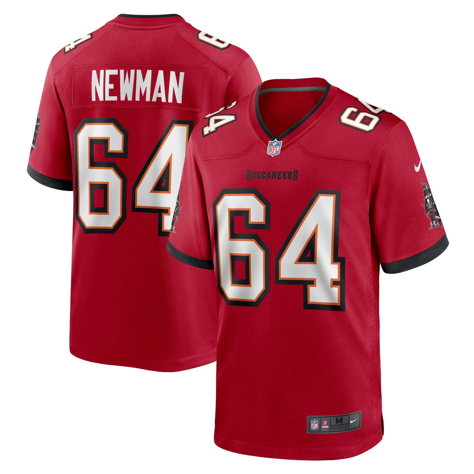 Tampa Bay Buccaneers Royce Newman Red Game NFL Jersey Men's