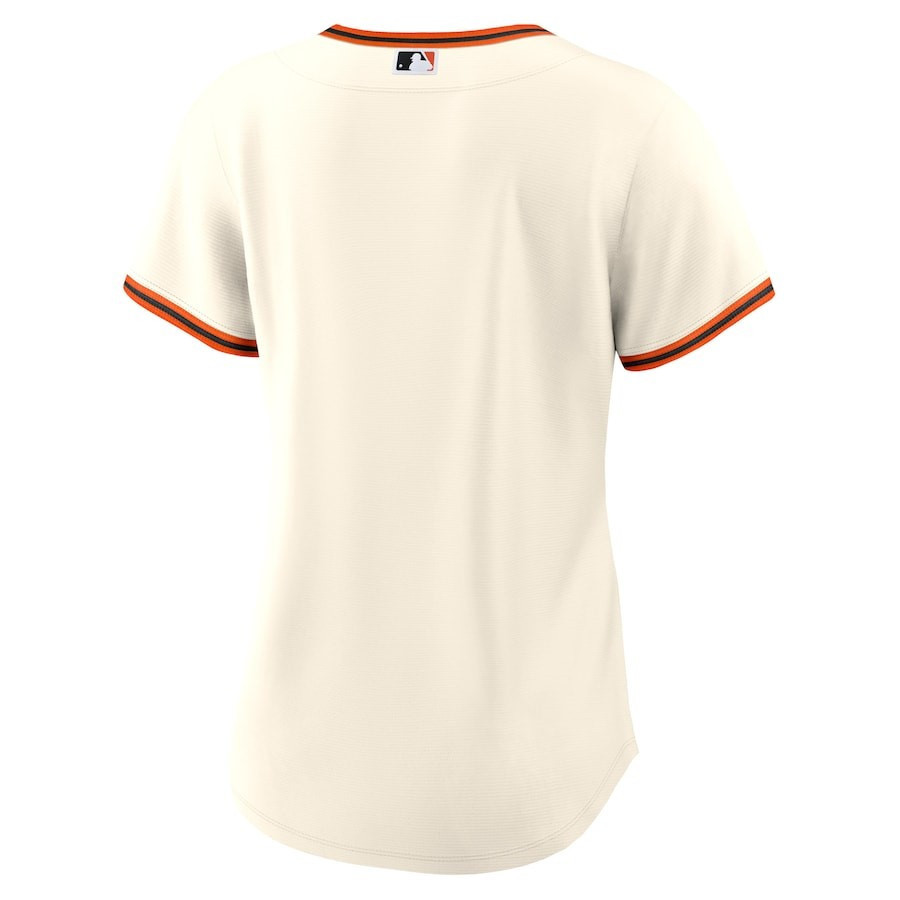 San Francisco Giants Home Blank Cream MLB Jersey Women's