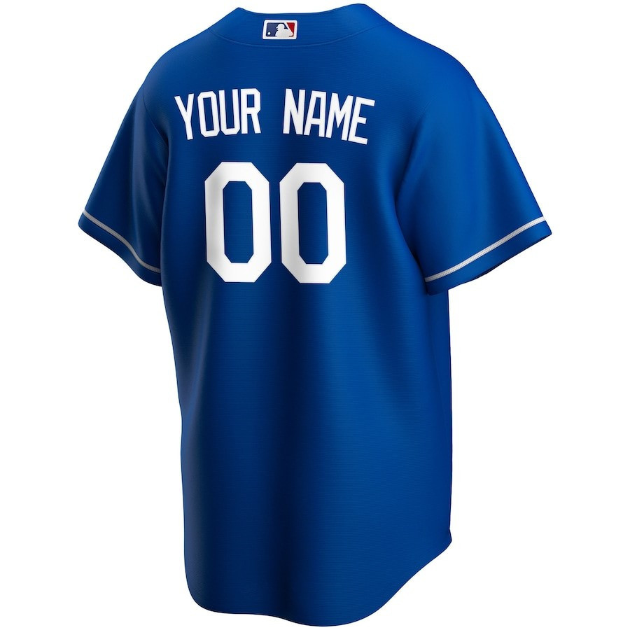 Los Angeles Dodgers Alternate Custom Royal MLB Jersey Men's