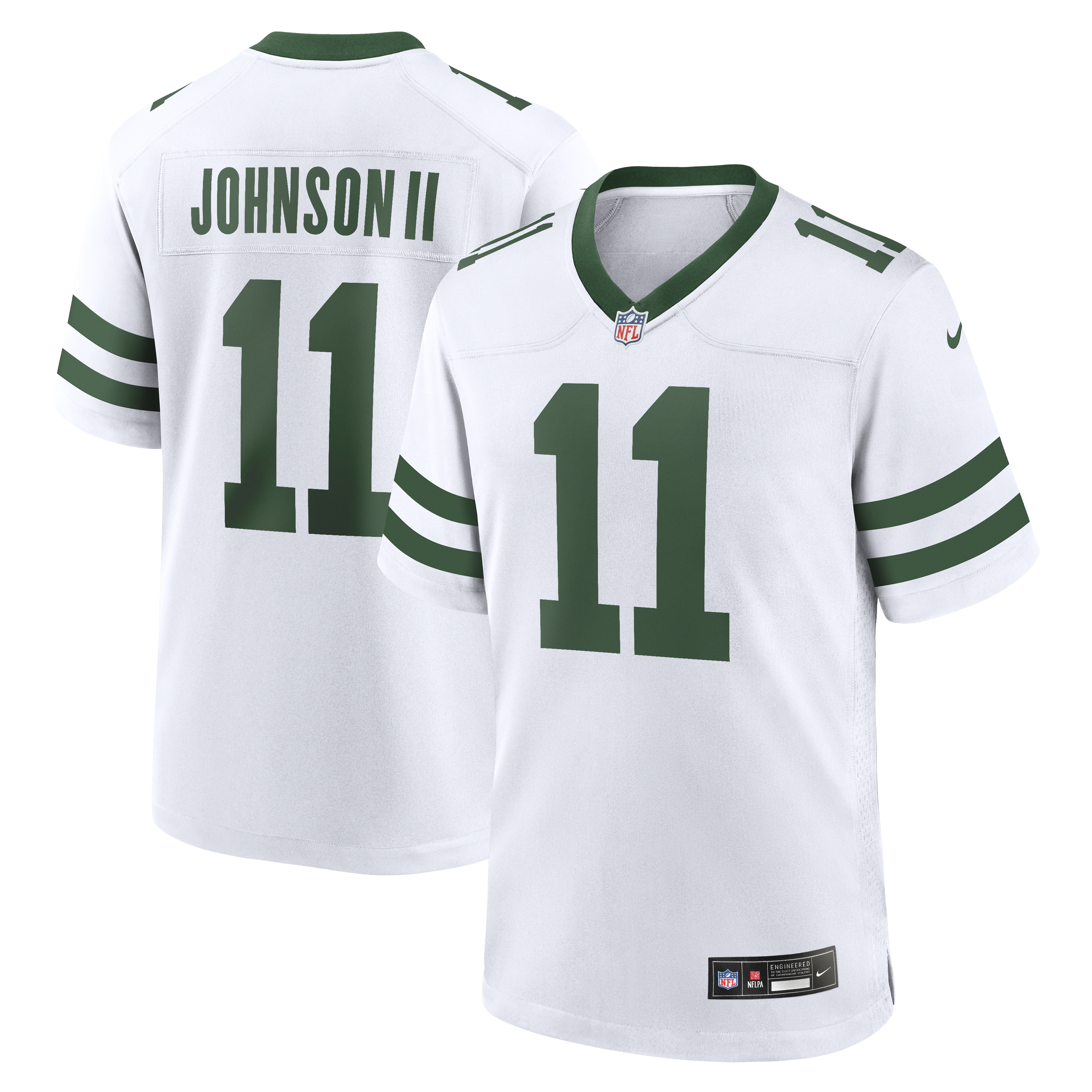 New York Jets Jermaine Johnson II Spotlight White Alternate Game NFL Jersey Men's