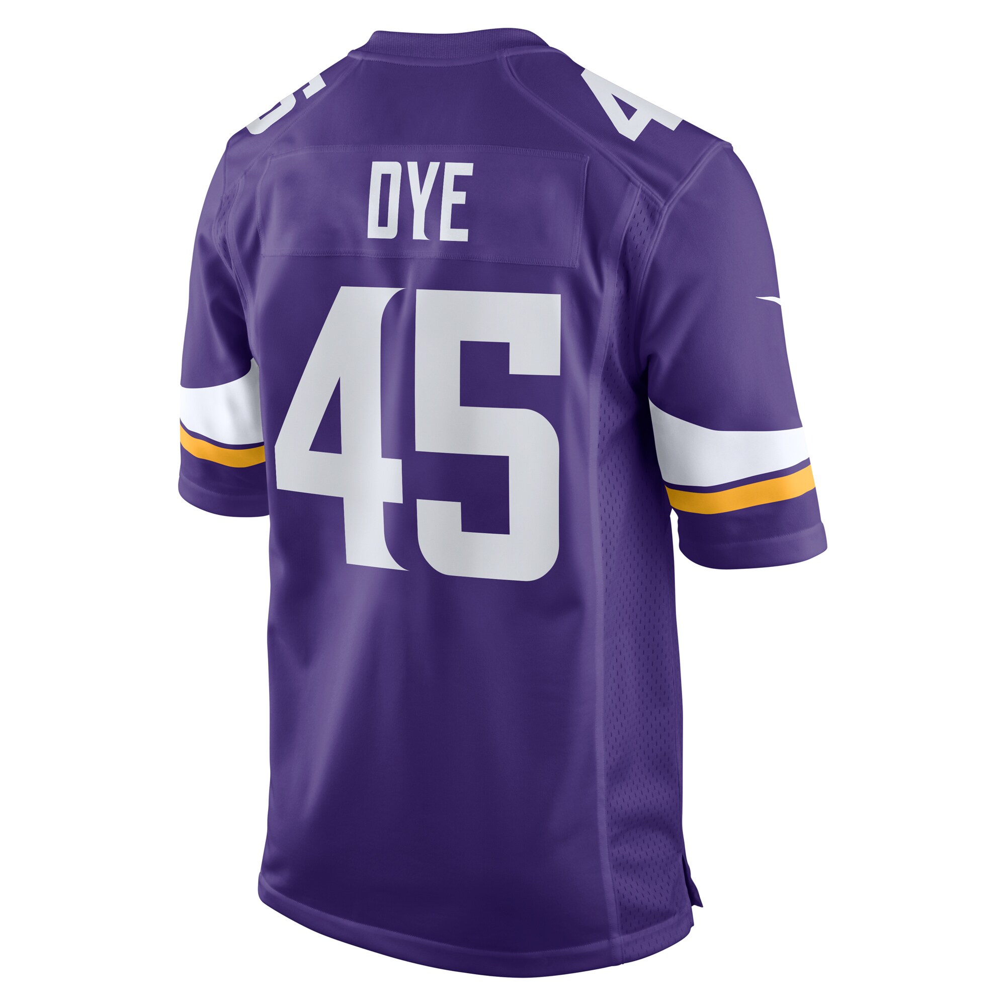 Minnesota Vikings Troy Dye Purple Game NFL Jersey Men's