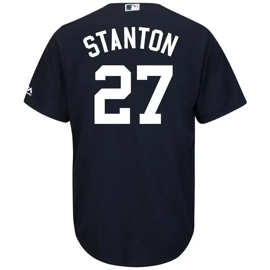 Giancarlo Stanton New York Yankees Player Navy MLB Jersey Men's