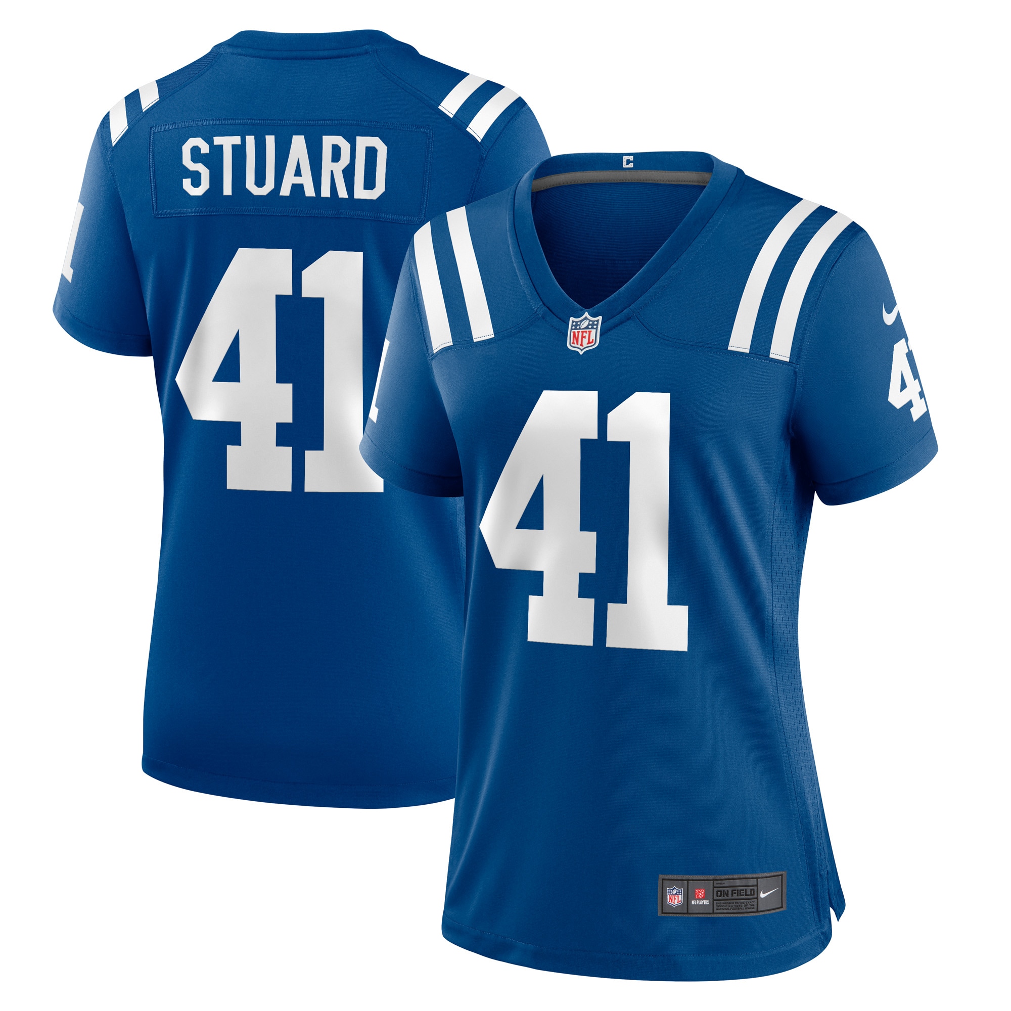 Indianapolis Colts Grant Stuard Royal Game Player NFL Jersey Women's
