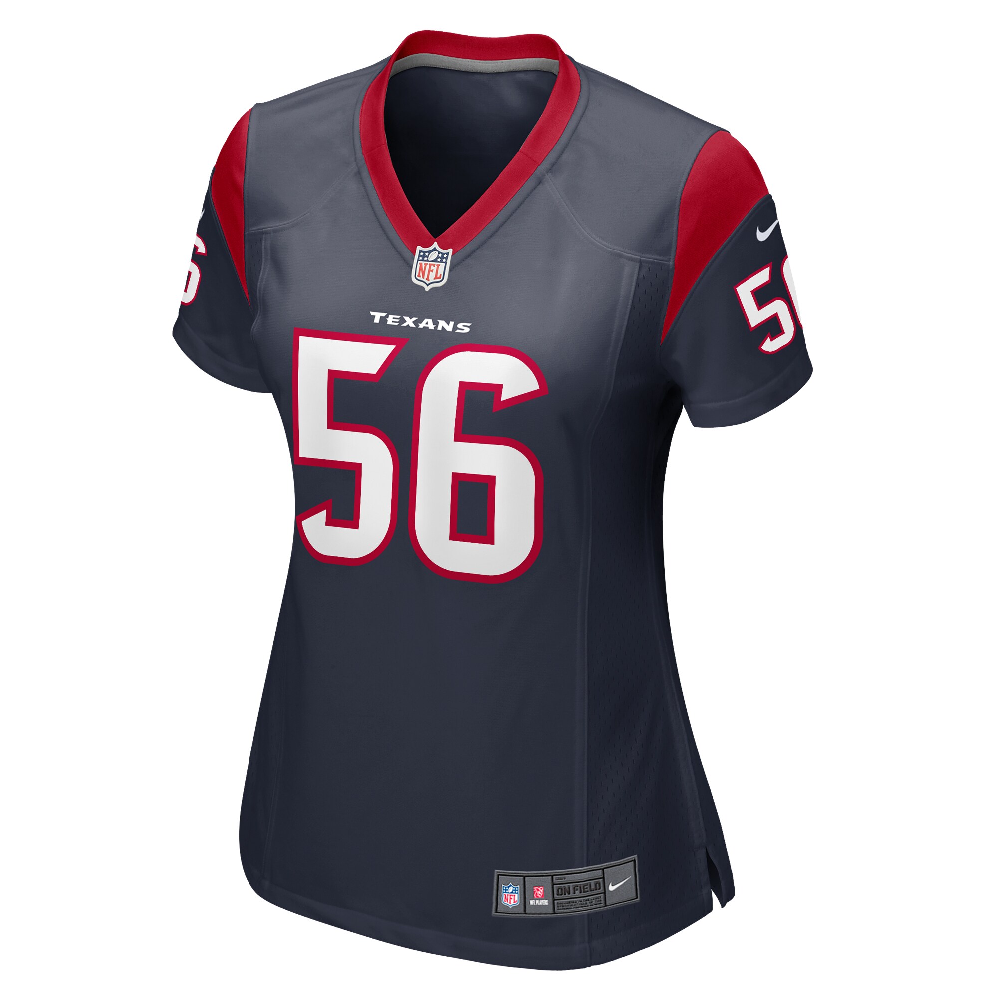Houston Texans Kerry Hyder Jr. Navy Game NFL Jersey Women's
