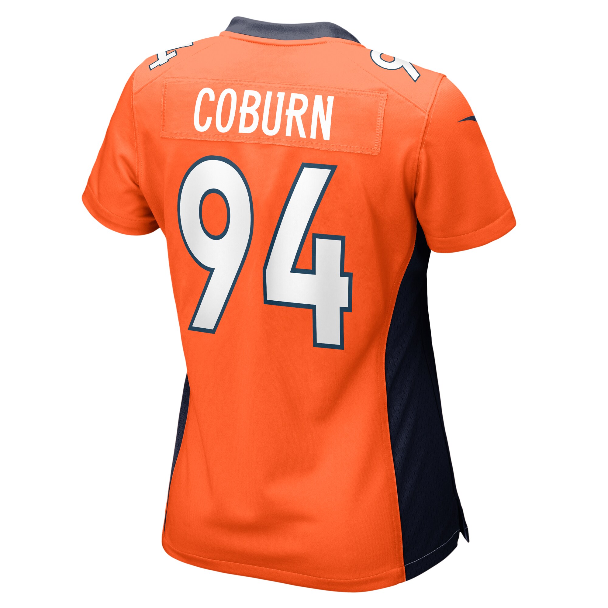 Denver Broncos Keondre Coburn Orange Game NFL Jersey Women's