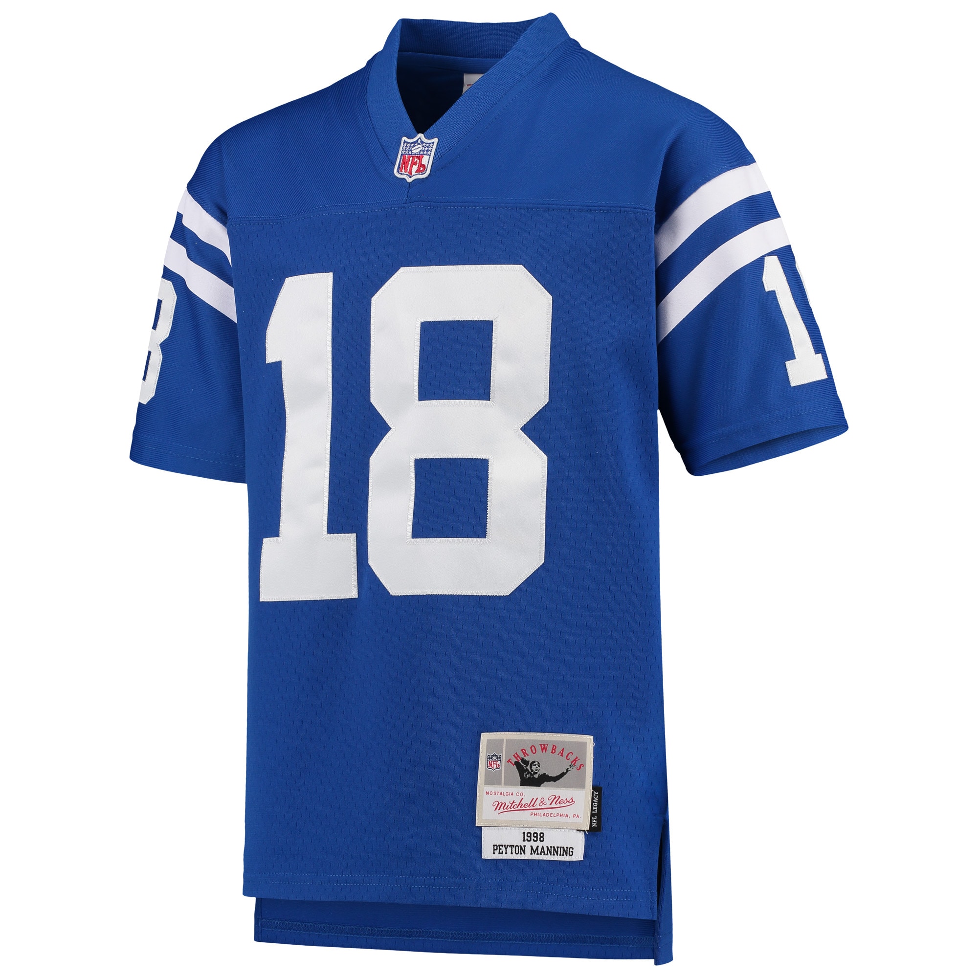 Indianapolis Colts Peyton Manning Mitchell Ness Royal 1998 Legacy Retired Player NFL Jersey Youth