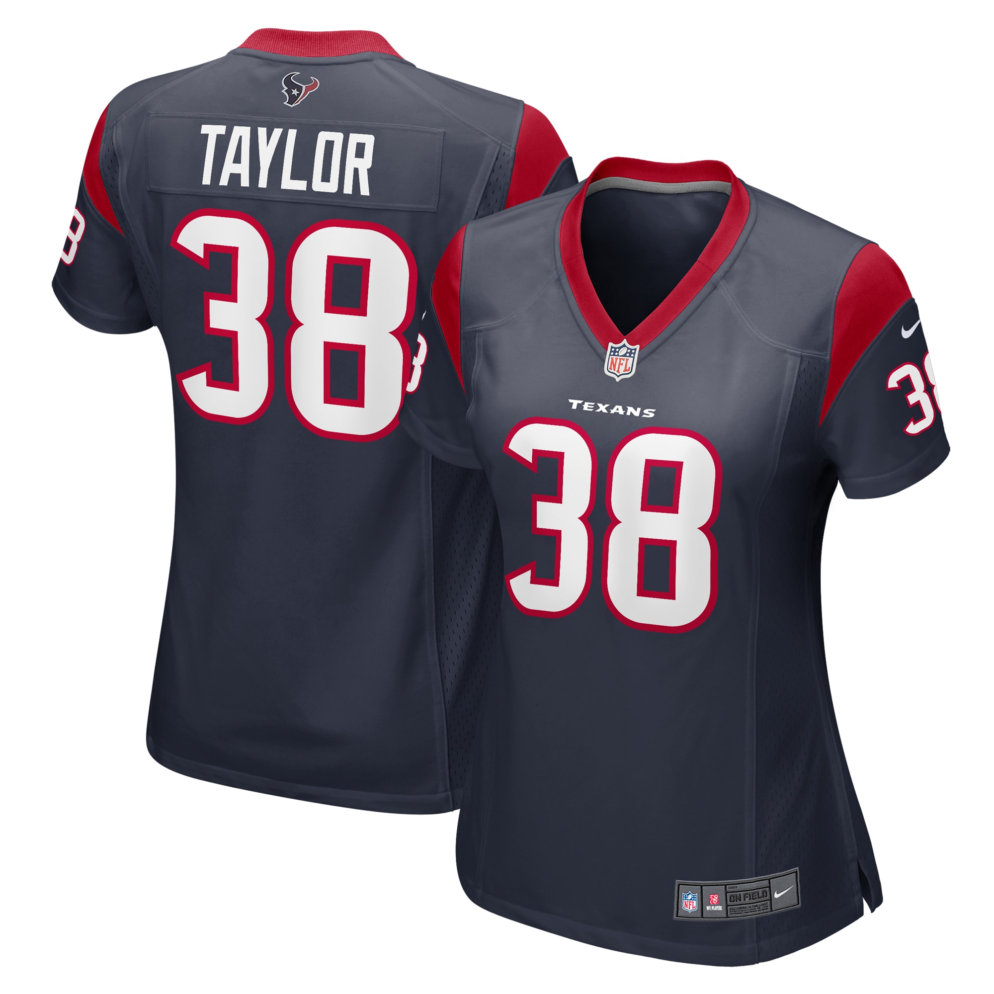 J.J. Taylor Houston Texans Nike Women's Team Game Jersey - Navy