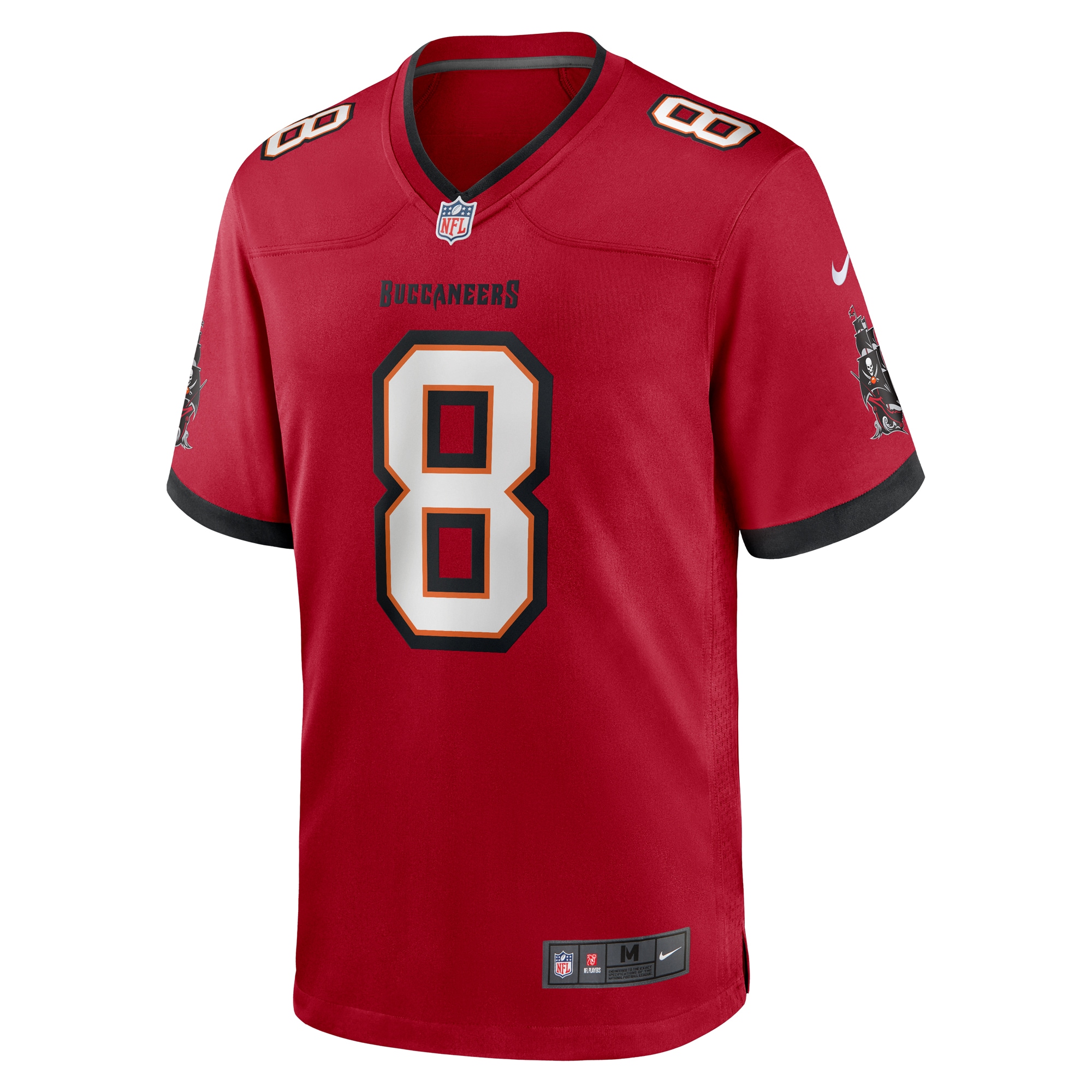 Tampa Bay Buccaneers SirVocea Dennis Red Game NFL Jersey Men's