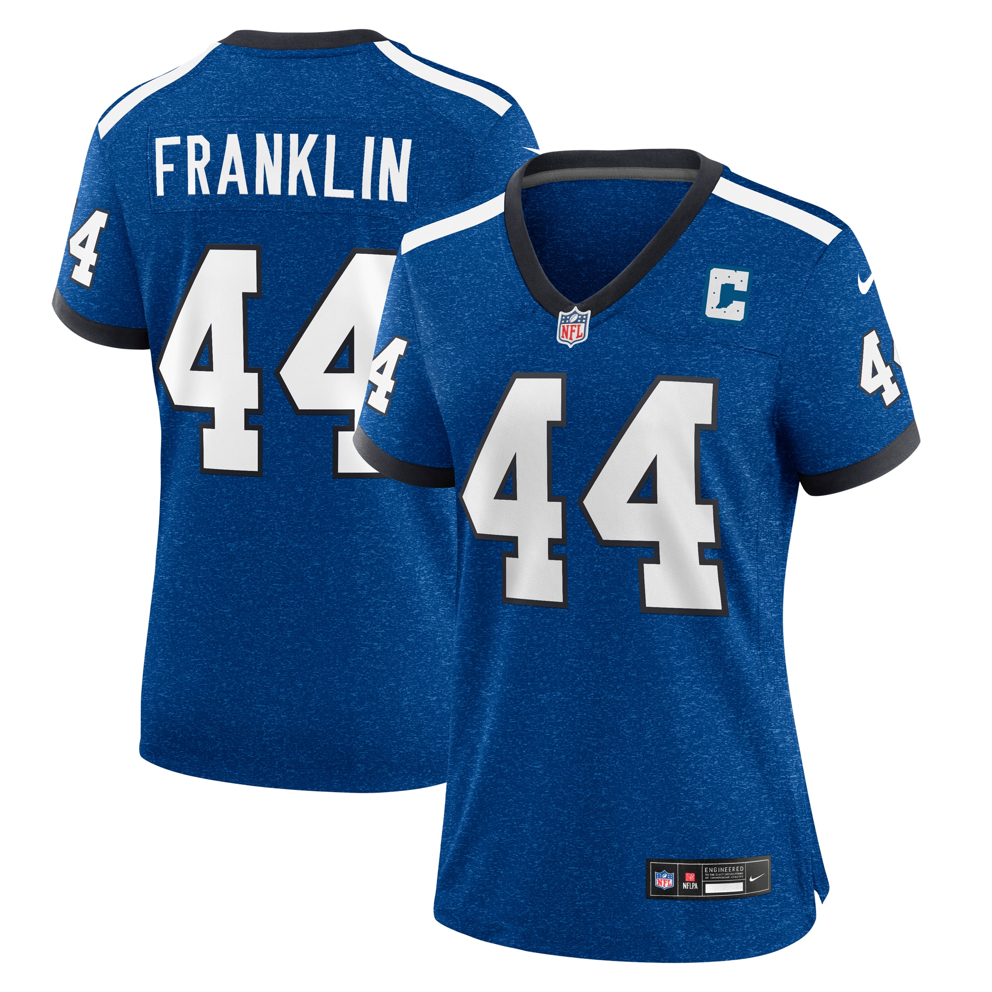 Indianapolis Colts Zaire Franklin Royal Indiana Nights Alternate Game NFL Jersey Women's