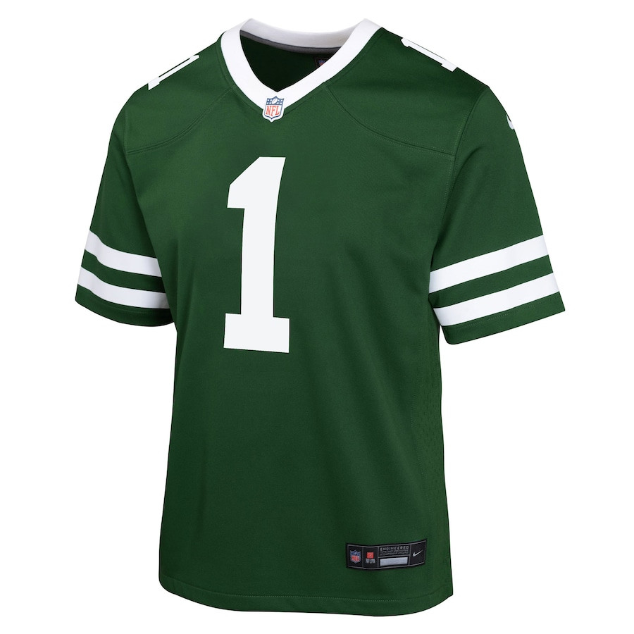 Ahmad Sauce Gardner 1 New York Jets Game Legacy Green NFL Jersey Youth
