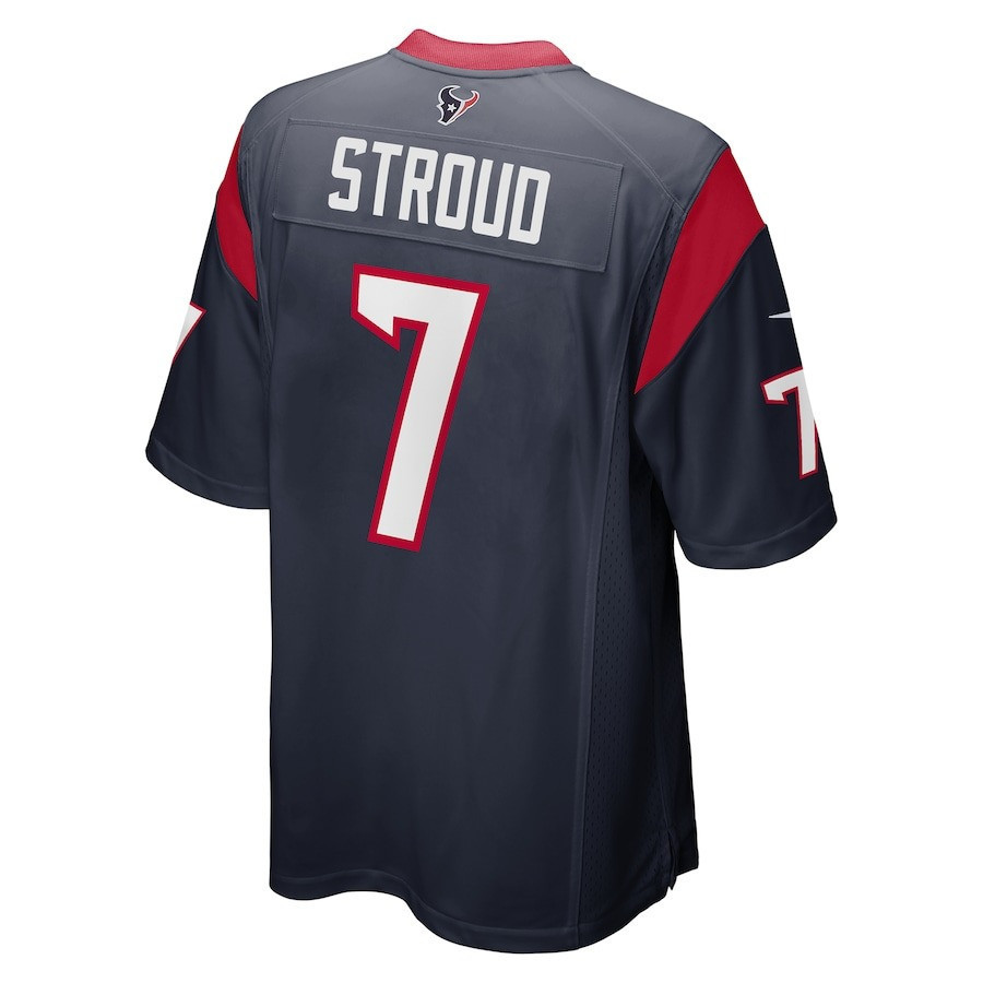 C.J. Stroud 7 Houston Texans The Chosen One Game Navy NFL Jersey Men's
