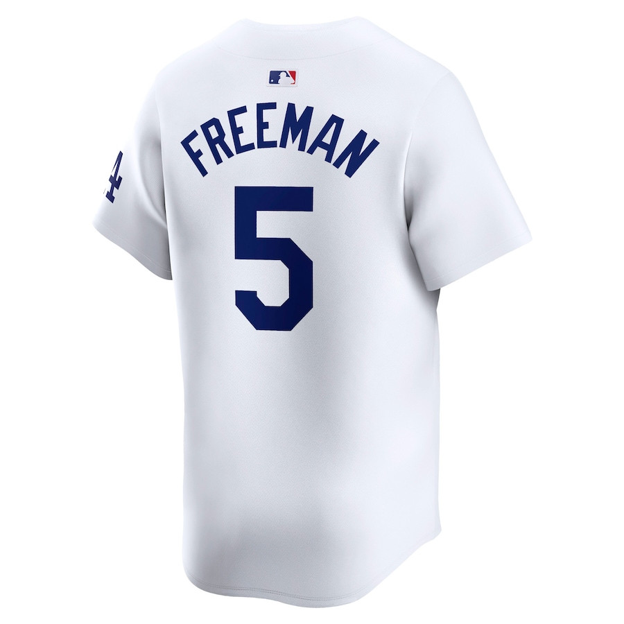 Freddie Freeman 5 Los Angeles Dodgers 2024 World Series Home Limited Player White MLB Jersey Men's