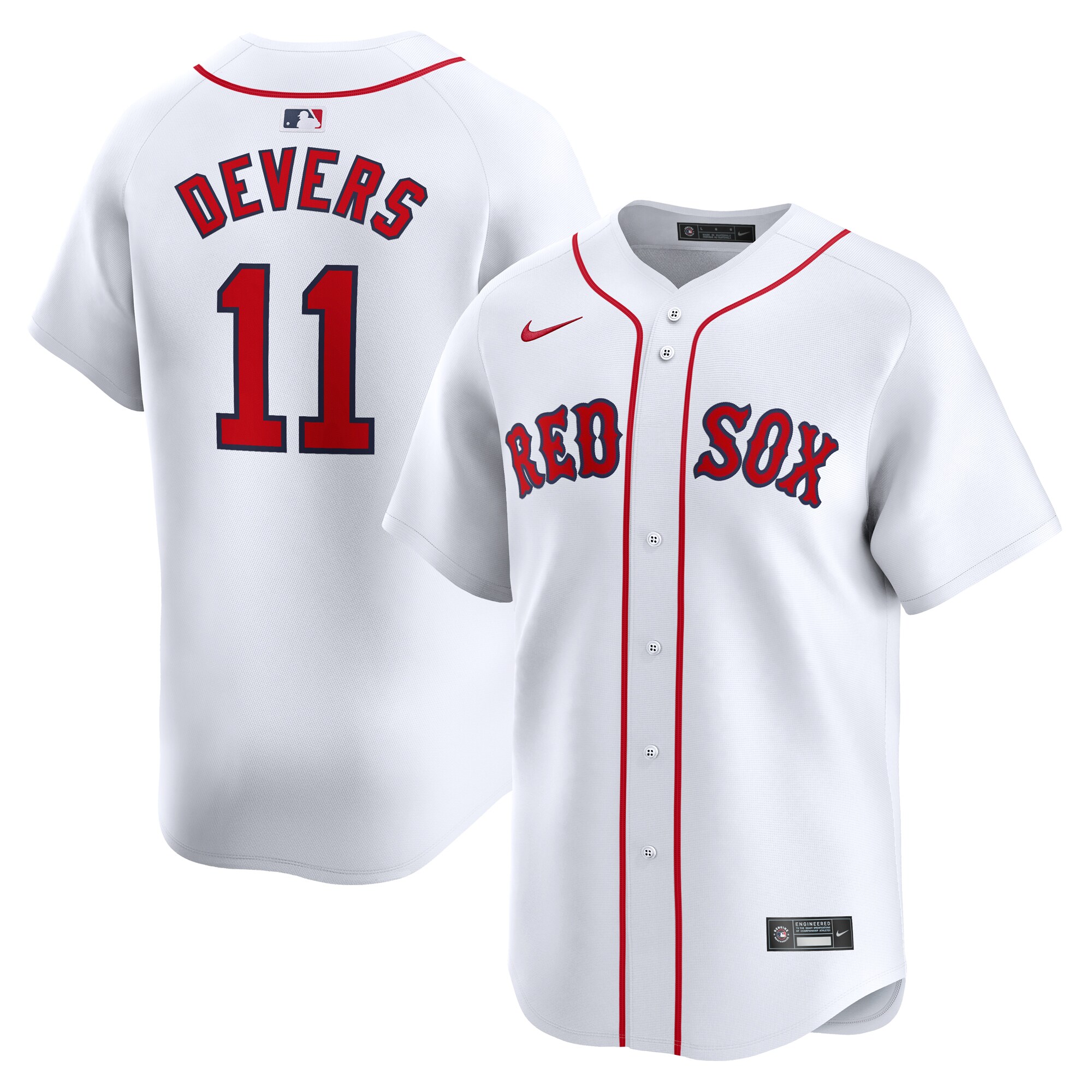 Boston Red Sox Rafael Devers White Home Limited Player MLB Jersey Men's