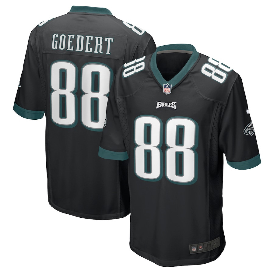 Dallas Goedert 88 Philadelphia Eagles Game Black NFL Jersey Men's