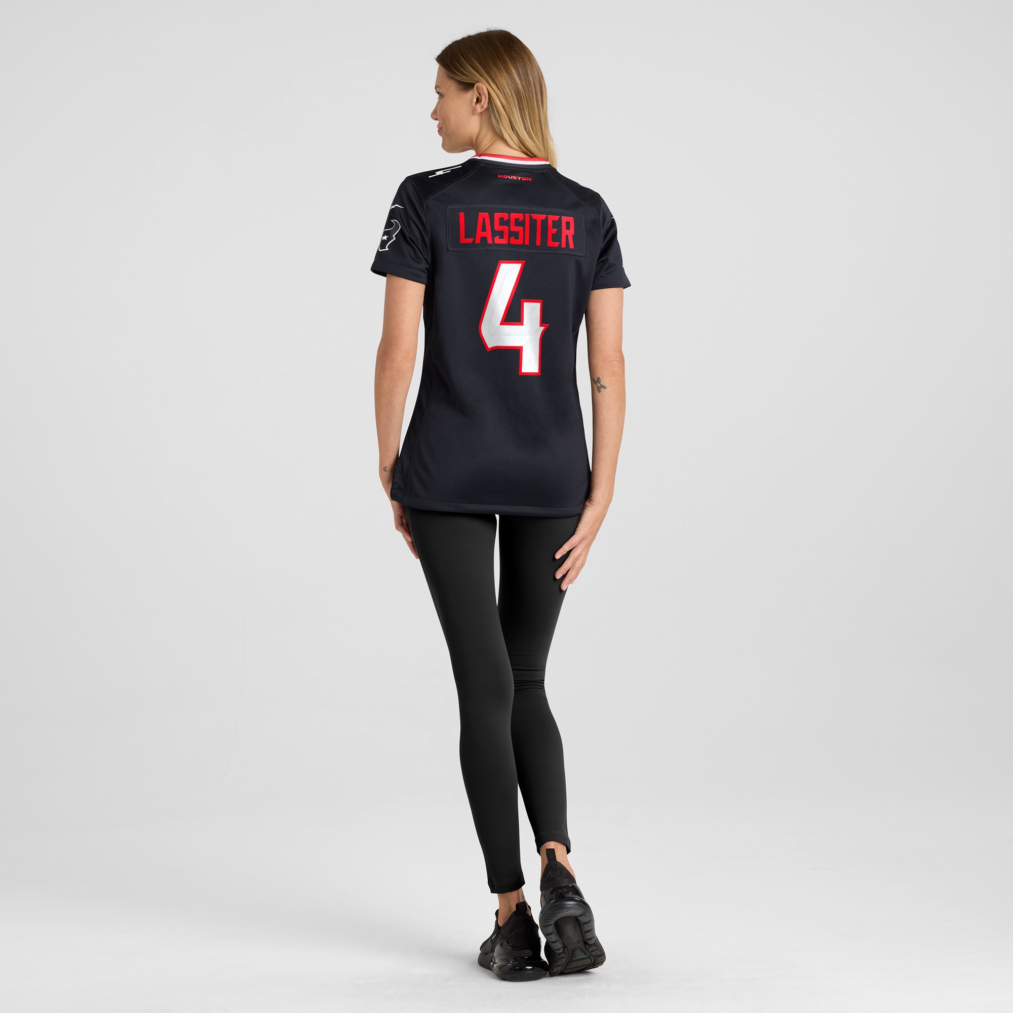 Houston Texans Kamari Lassiter Navy Team Game NFL Jersey Women's