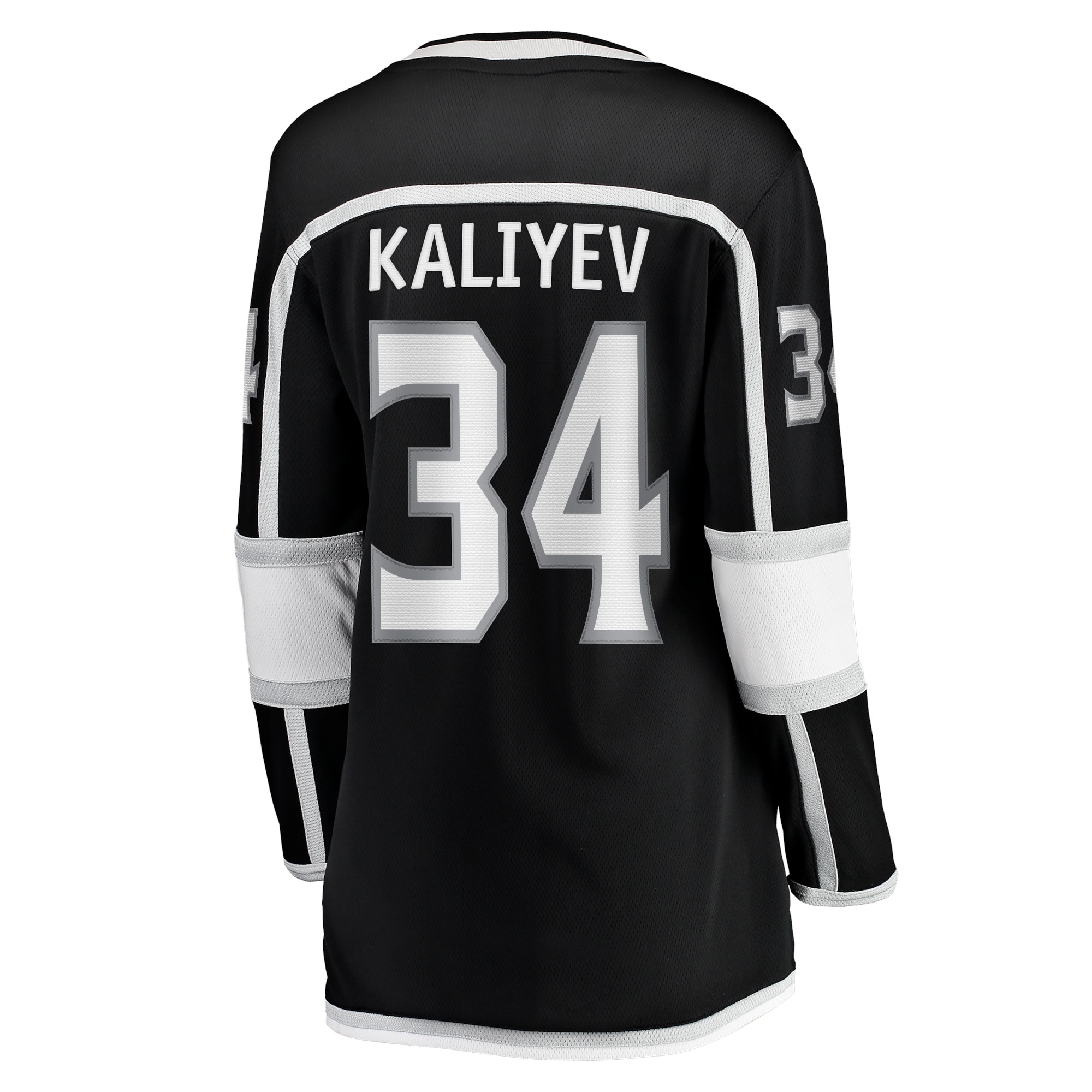 Los Angeles Kings Arthur Kaliyev Black Home Breakaway Player NHL Jersey Women's