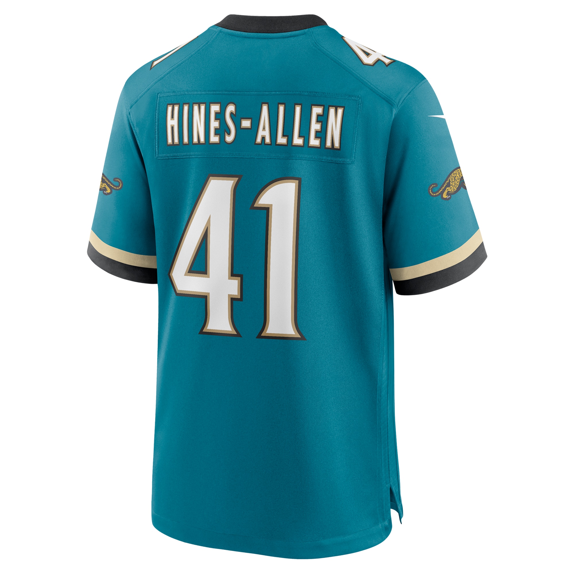Jacksonville Jaguars Josh Hines-Allen Teal Prowler Throwback Player Game NFL Jersey Men's