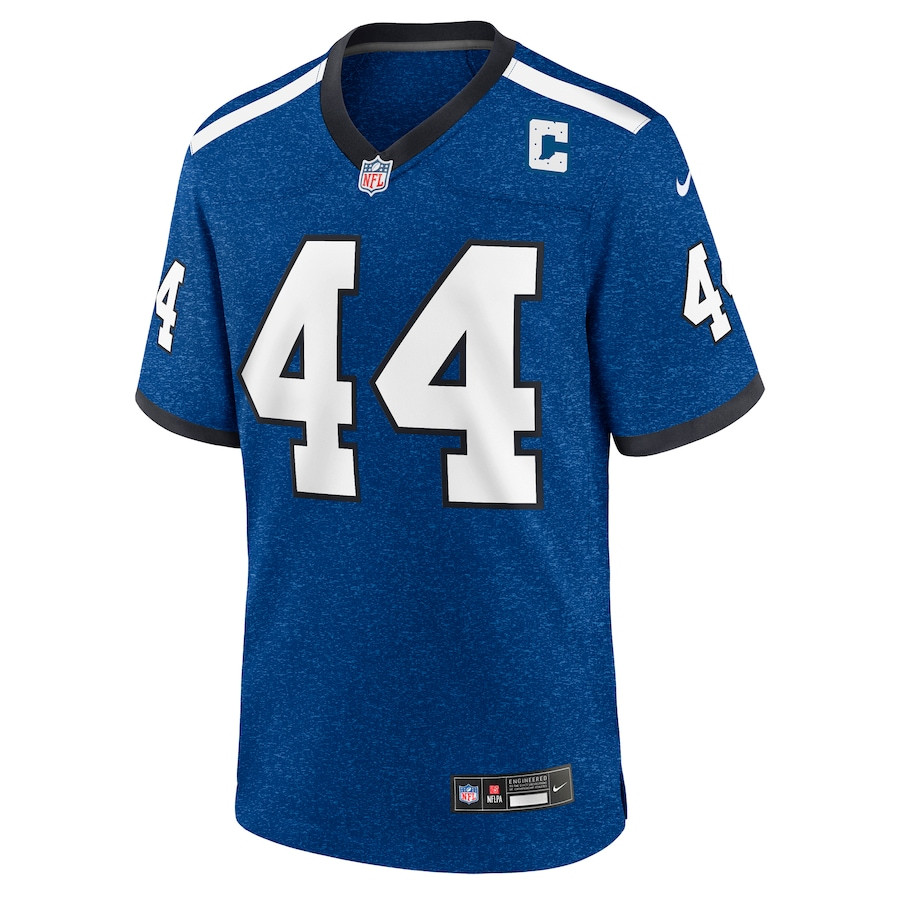 Dallas Clark 44 Indianapolis Colts Indiana Nights Alternate Game Royal NFL Jersey Men's