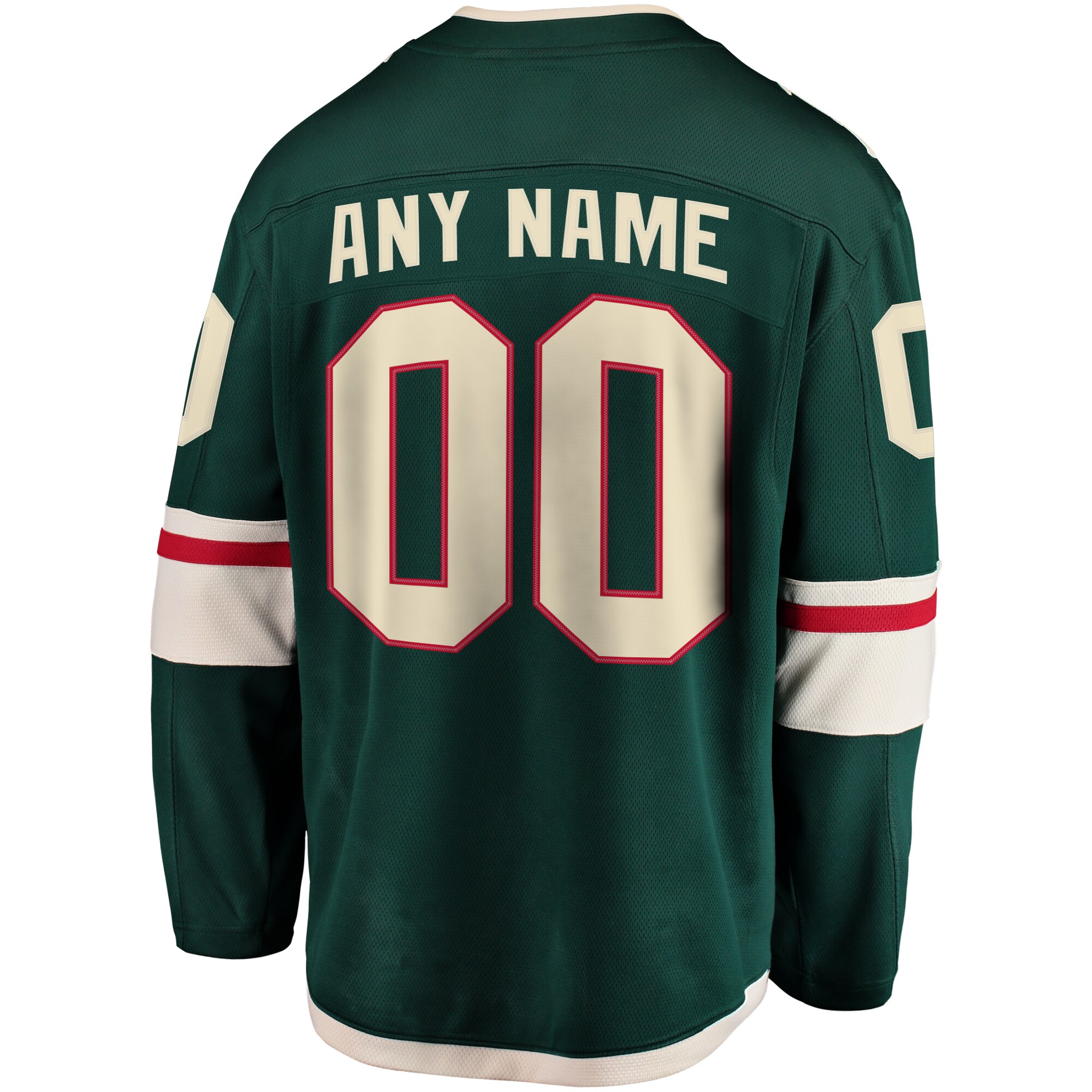 Minnesota Wild Green Home Breakaway Custom NHL Jersey Men's
