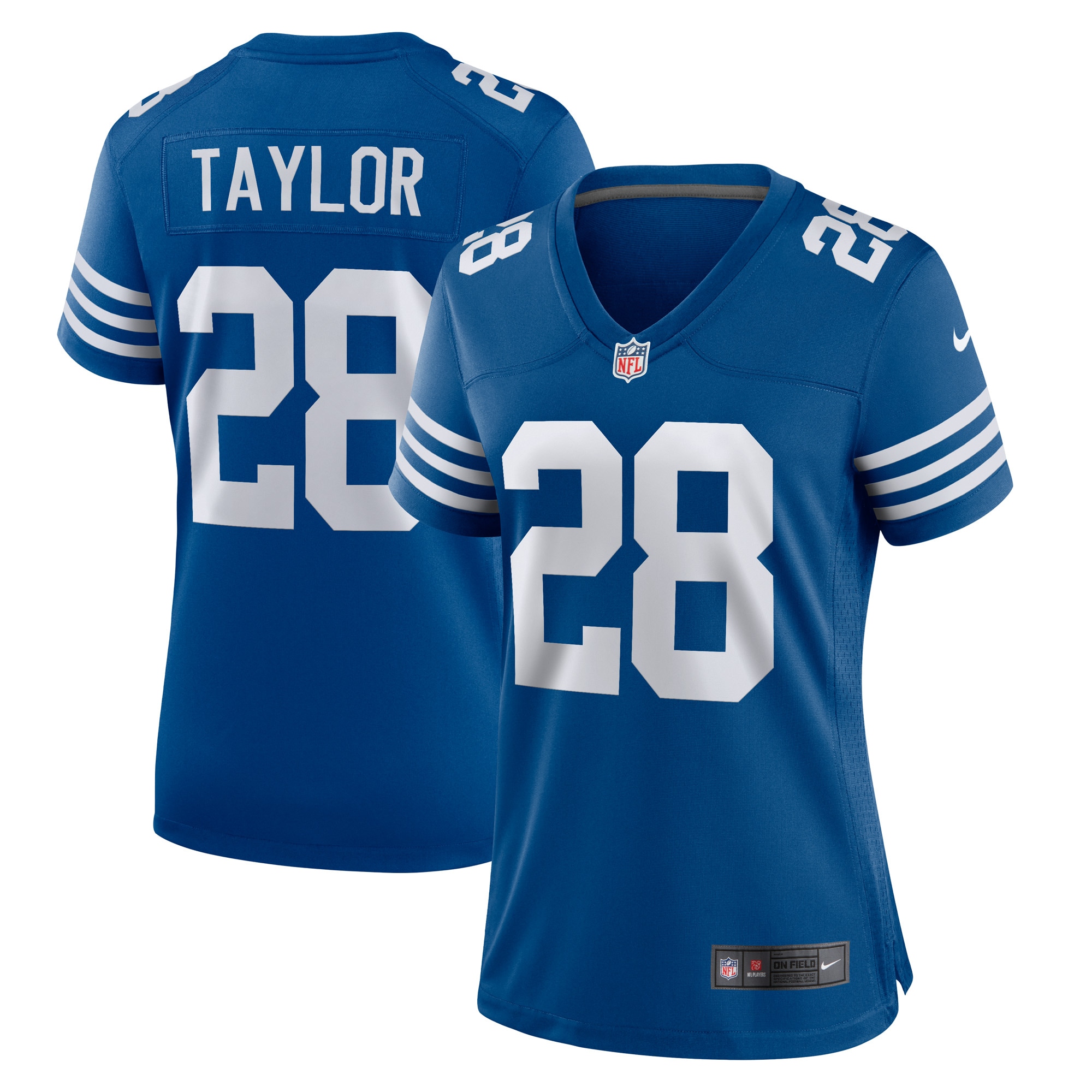 Indianapolis Colts Jonathan Taylor Royal Game Player NFL Jersey Women's