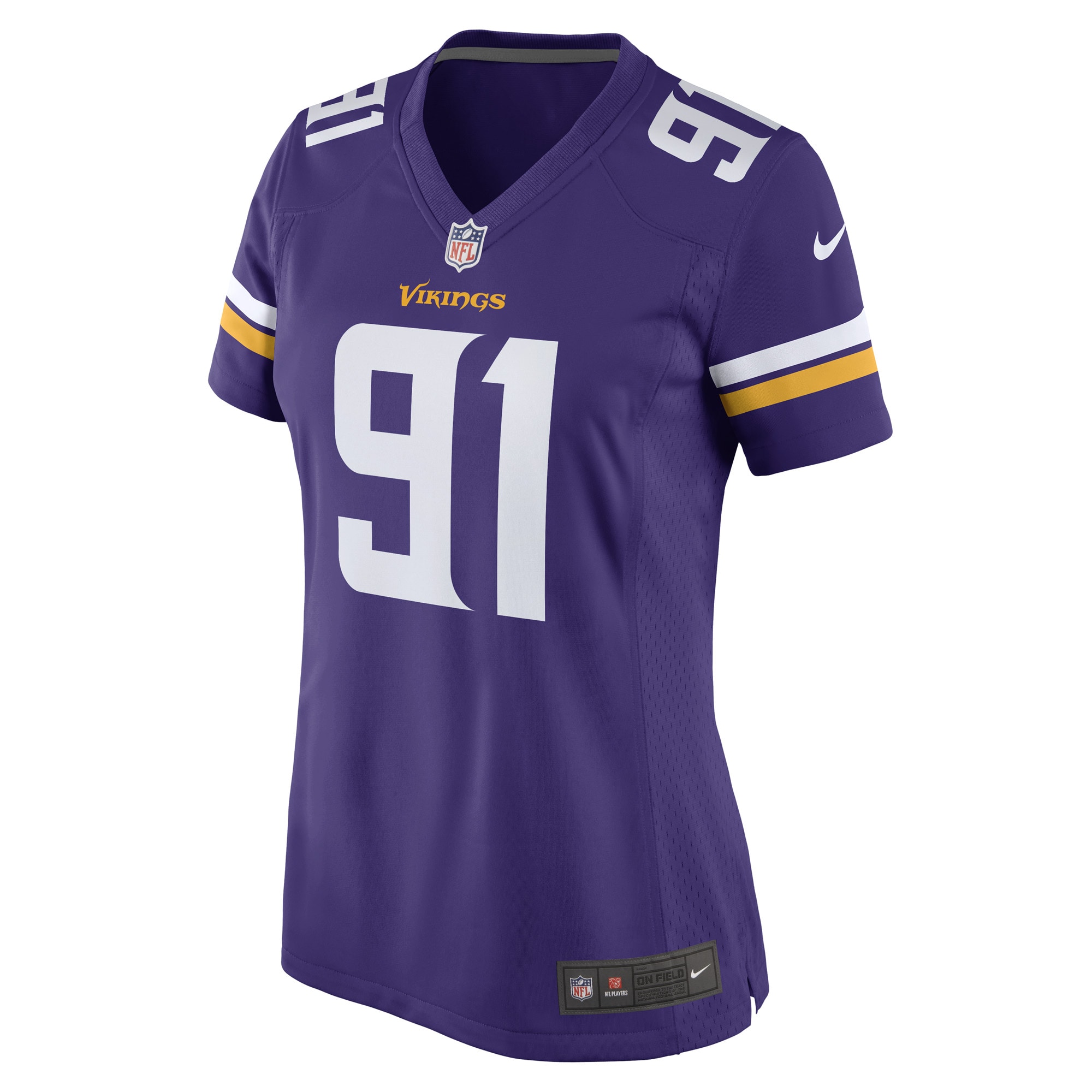 Minnesota Vikings Patrick Jones II Purple Game Player NFL Jersey Women's